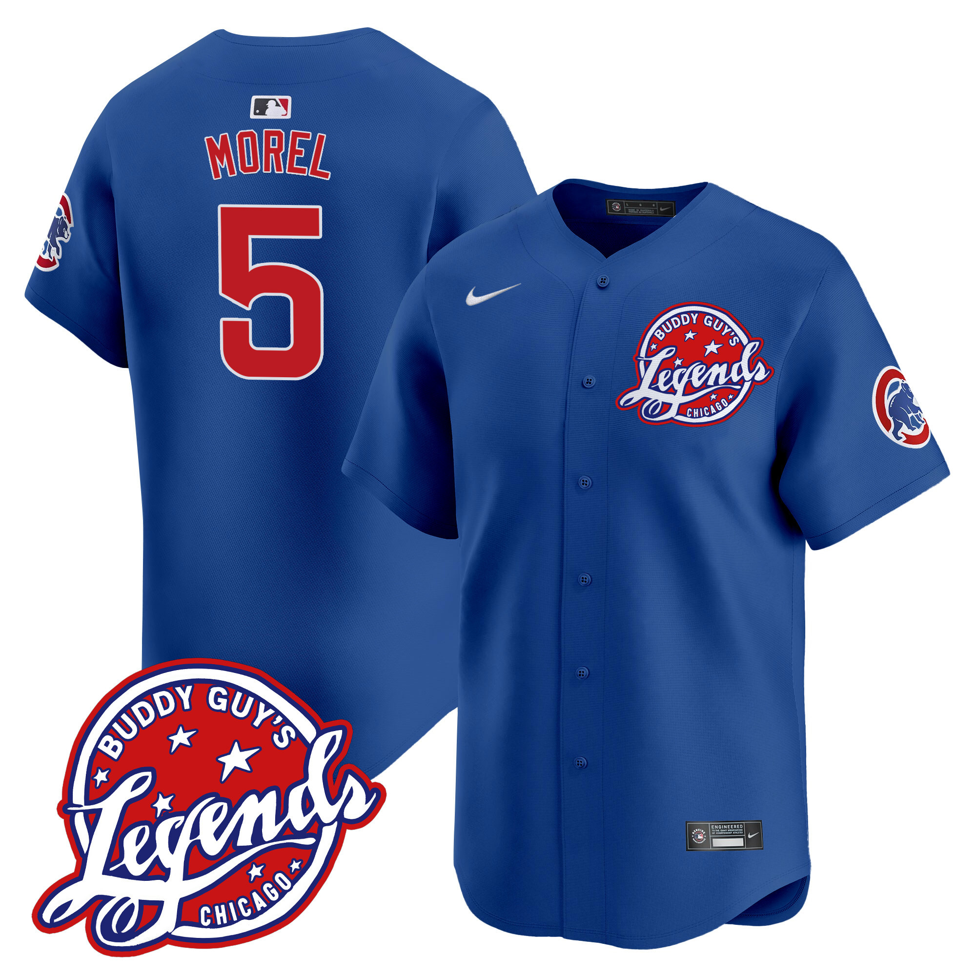 Men's Chicago Cubs Buddy Guy's Legends Vapor Premier Limited Jersey - All Stitched