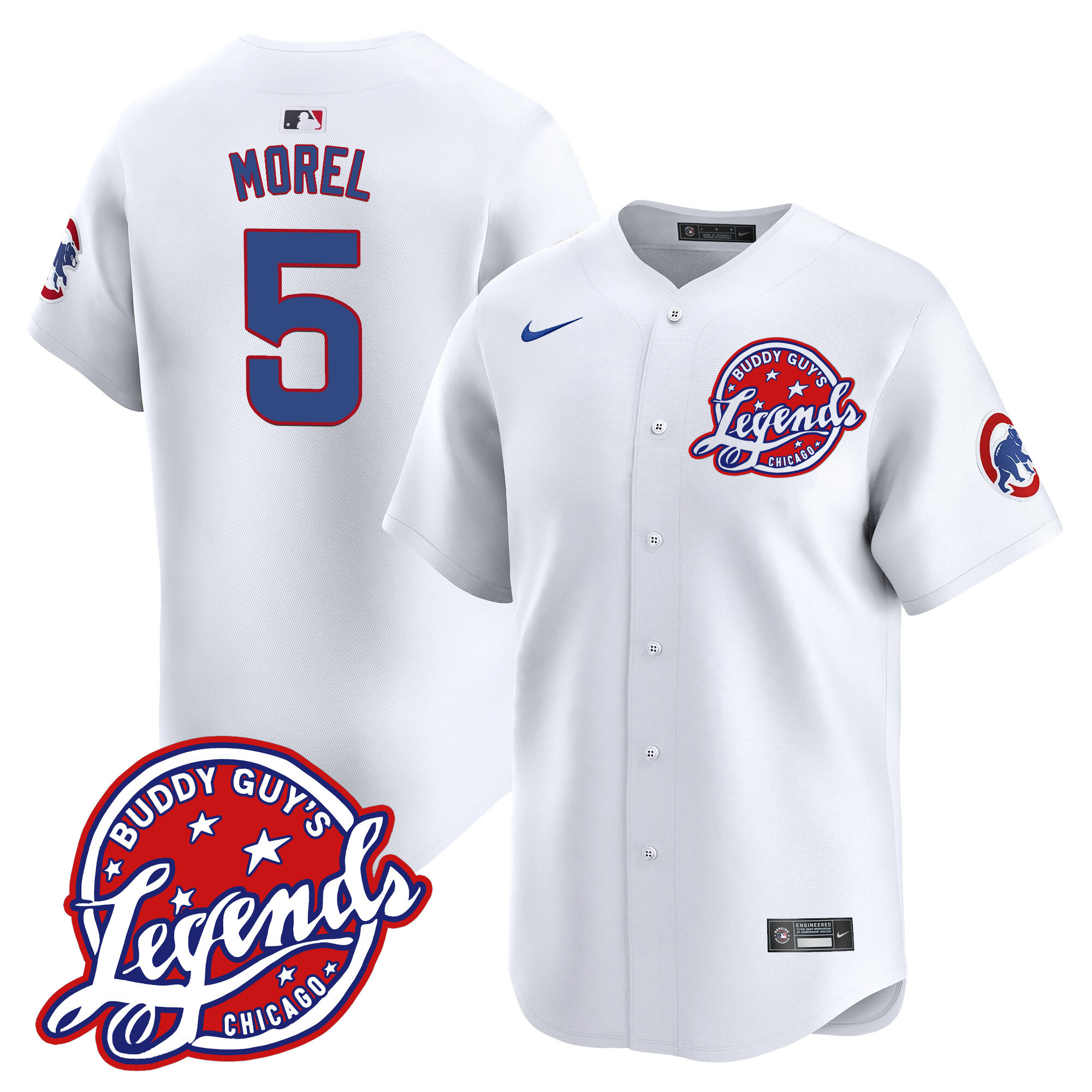 Men's Chicago Cubs Buddy Guy's Legends Vapor Premier Limited Jersey - All Stitched