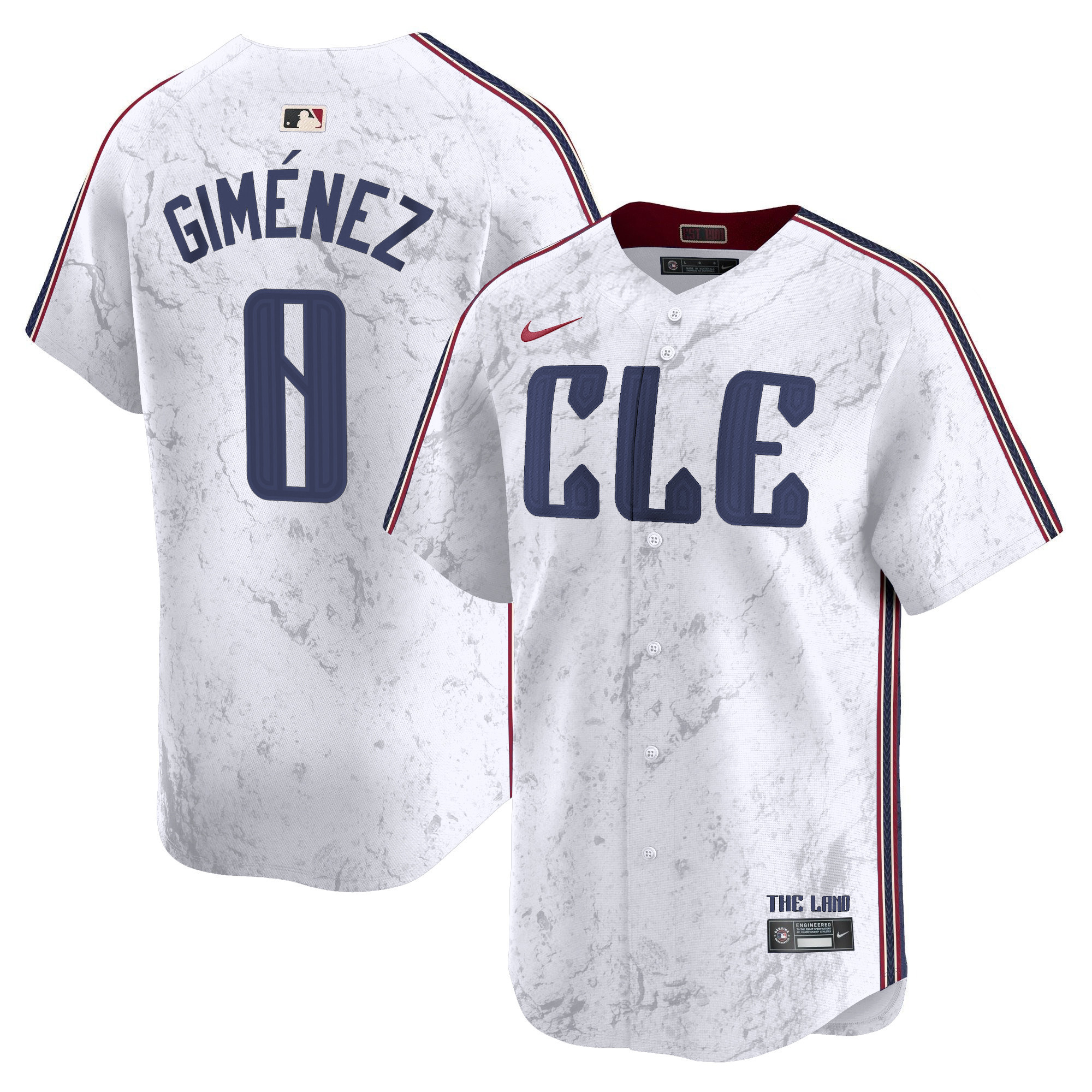 Men's Cleveland Guardians 2024 City Connect Vapor Premier Limited Jersey - All Stitched