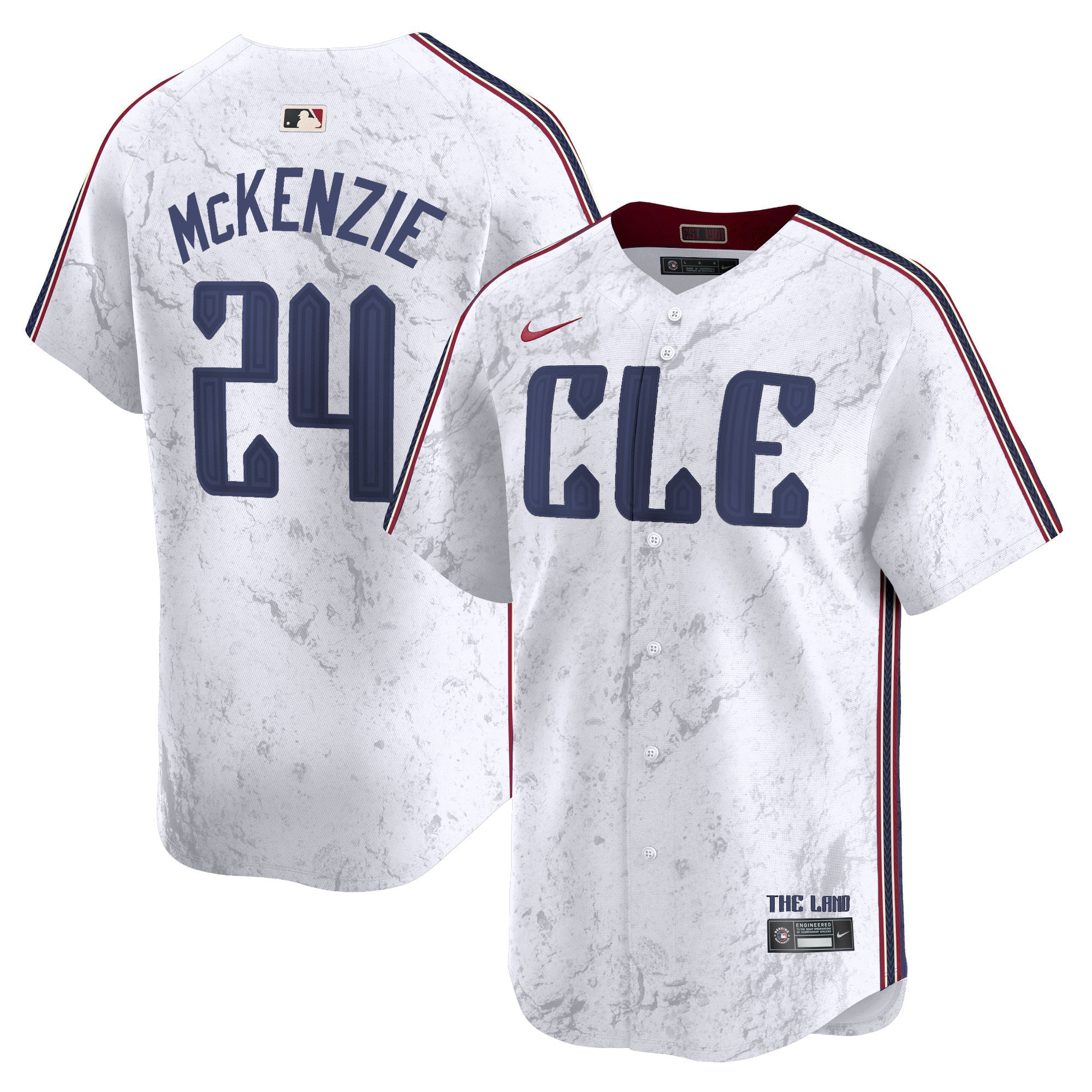 Men's Cleveland Guardians 2024 City Connect Vapor Premier Limited Jersey - All Stitched