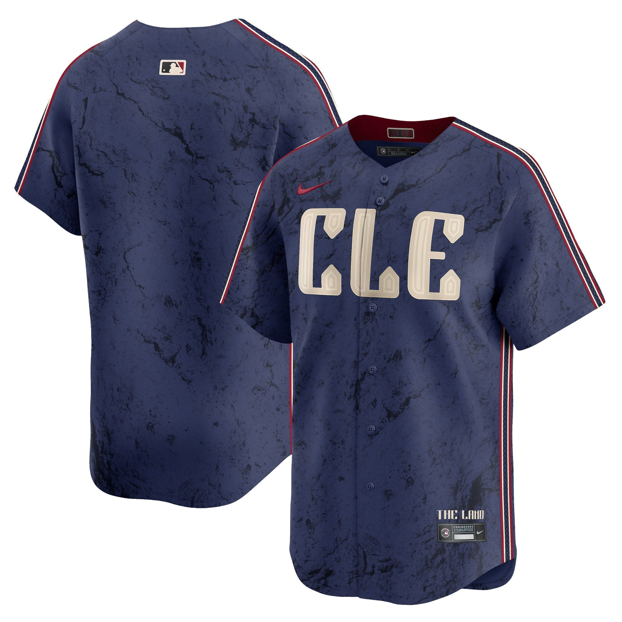 Men's Cleveland Guardians 2024 City Connect Vapor Premier Limited Jersey - All Stitched