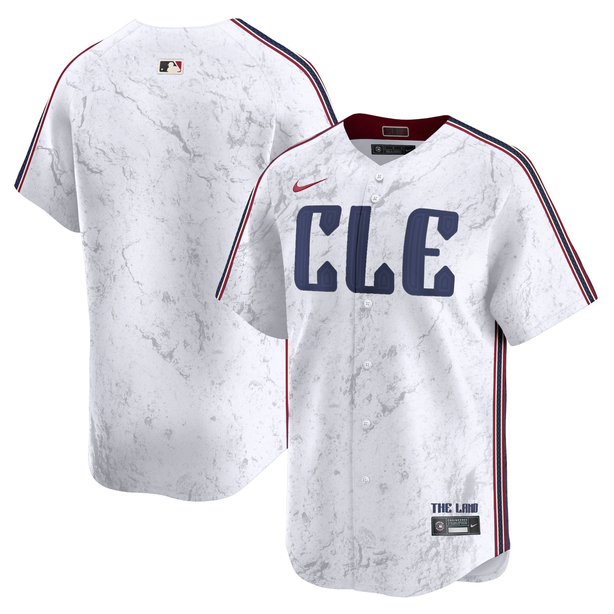 Men's Cleveland Guardians 2024 City Connect Vapor Premier Limited Jersey - All Stitched