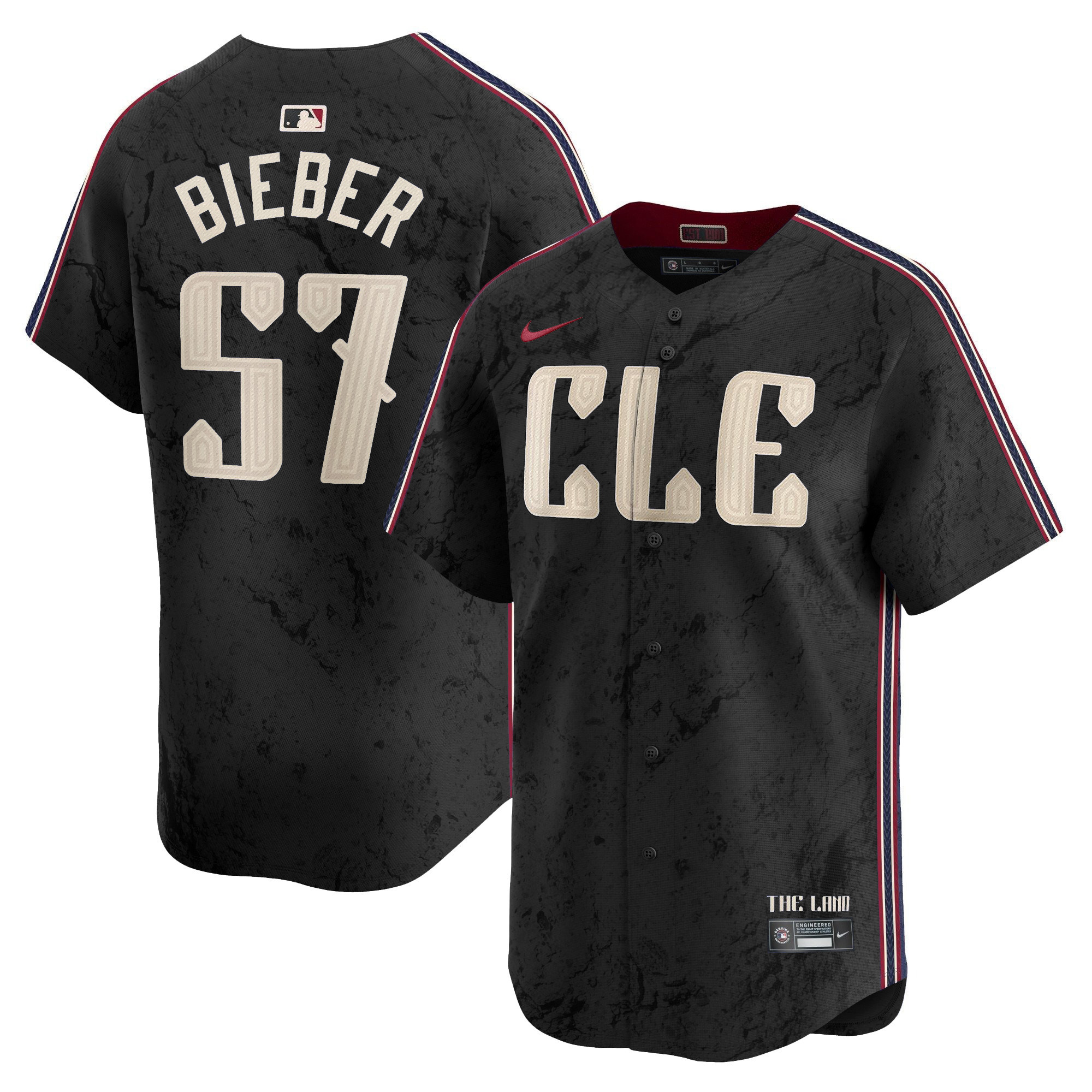 Men's Cleveland Guardians 2024 City Connect Vapor Premier Limited Jersey - All Stitched