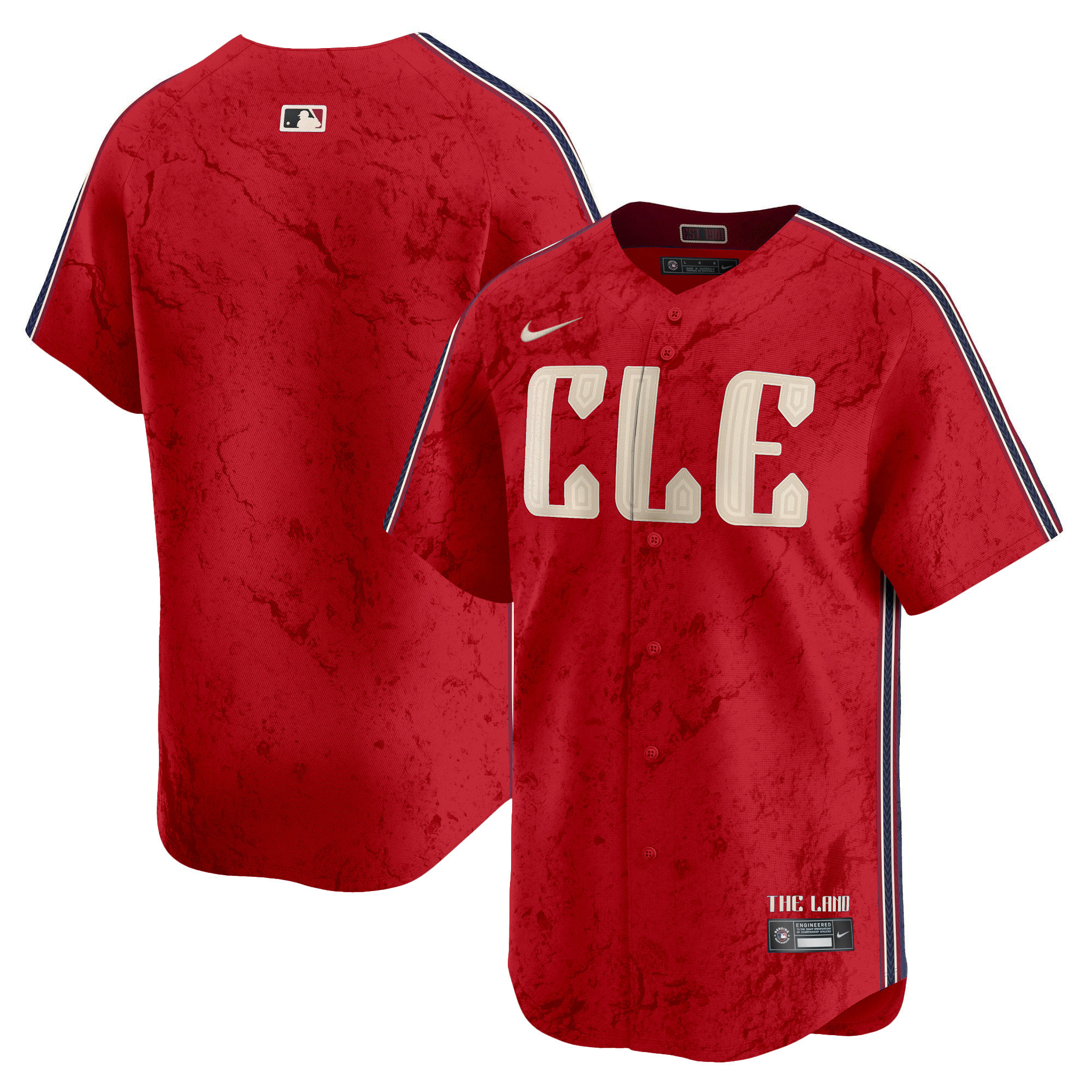 Men's Cleveland Guardians 2024 City Connect Vapor Premier Limited Jersey - All Stitched