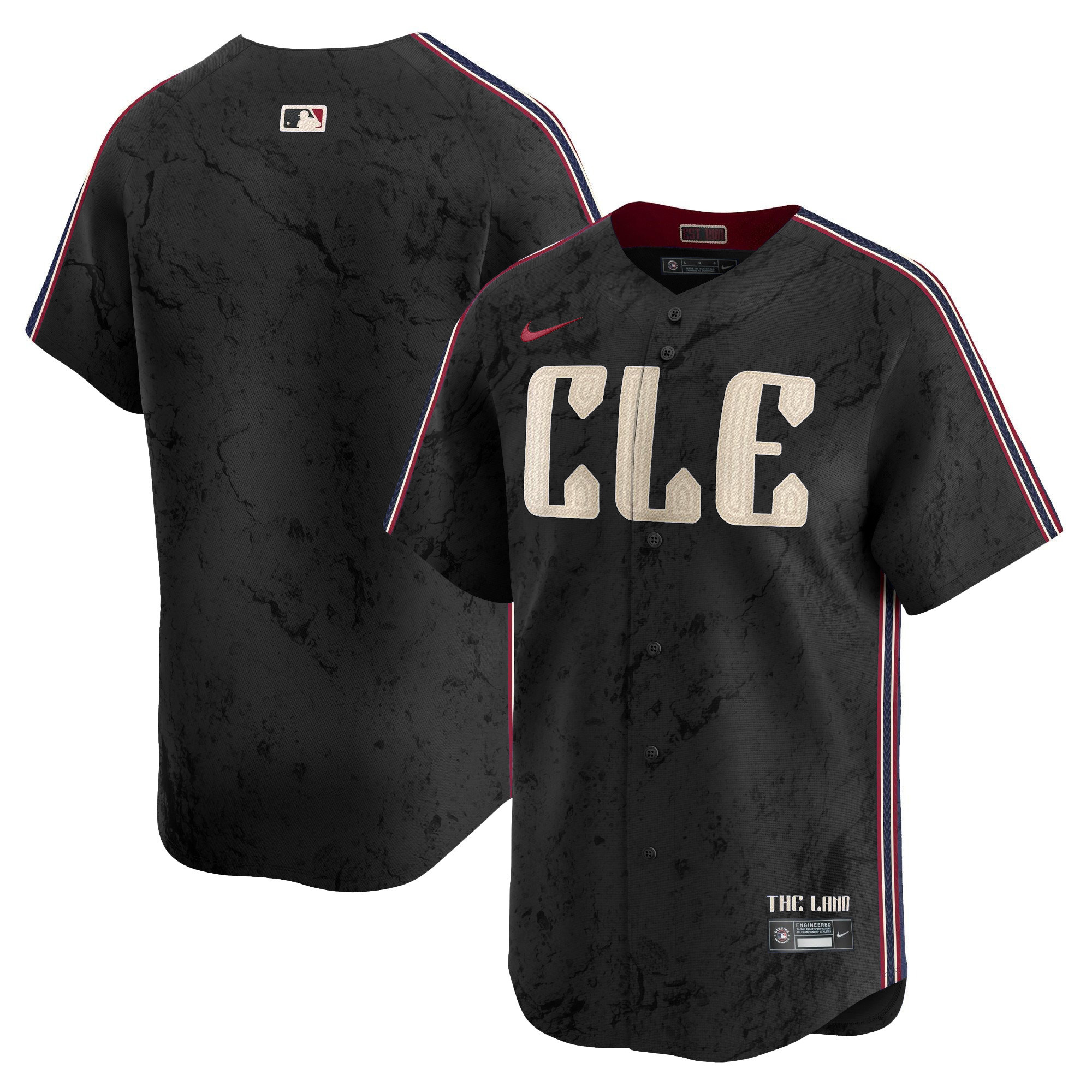 Men's Cleveland Guardians 2024 City Connect Vapor Premier Limited Jersey - All Stitched