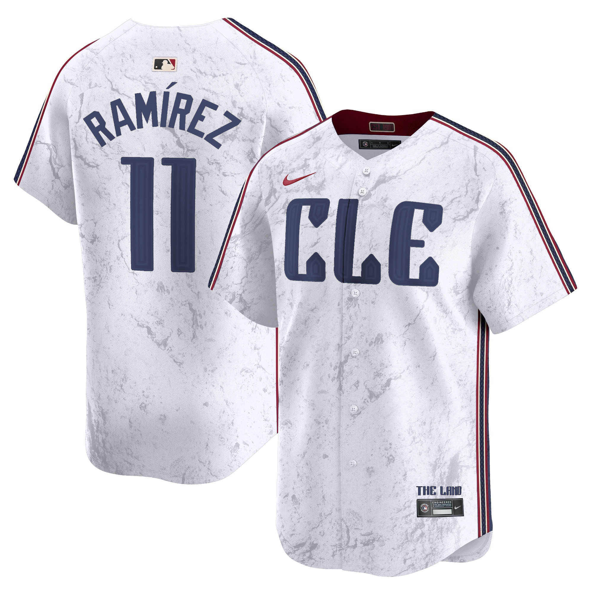 Men's Cleveland Guardians 2024 City Connect Vapor Premier Limited Jersey - All Stitched