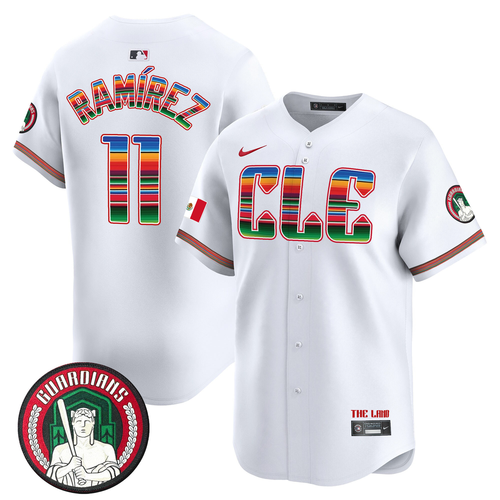 Men's Cleveland Guardians Mexico Vapor Premier Limited Jersey - All Stitched