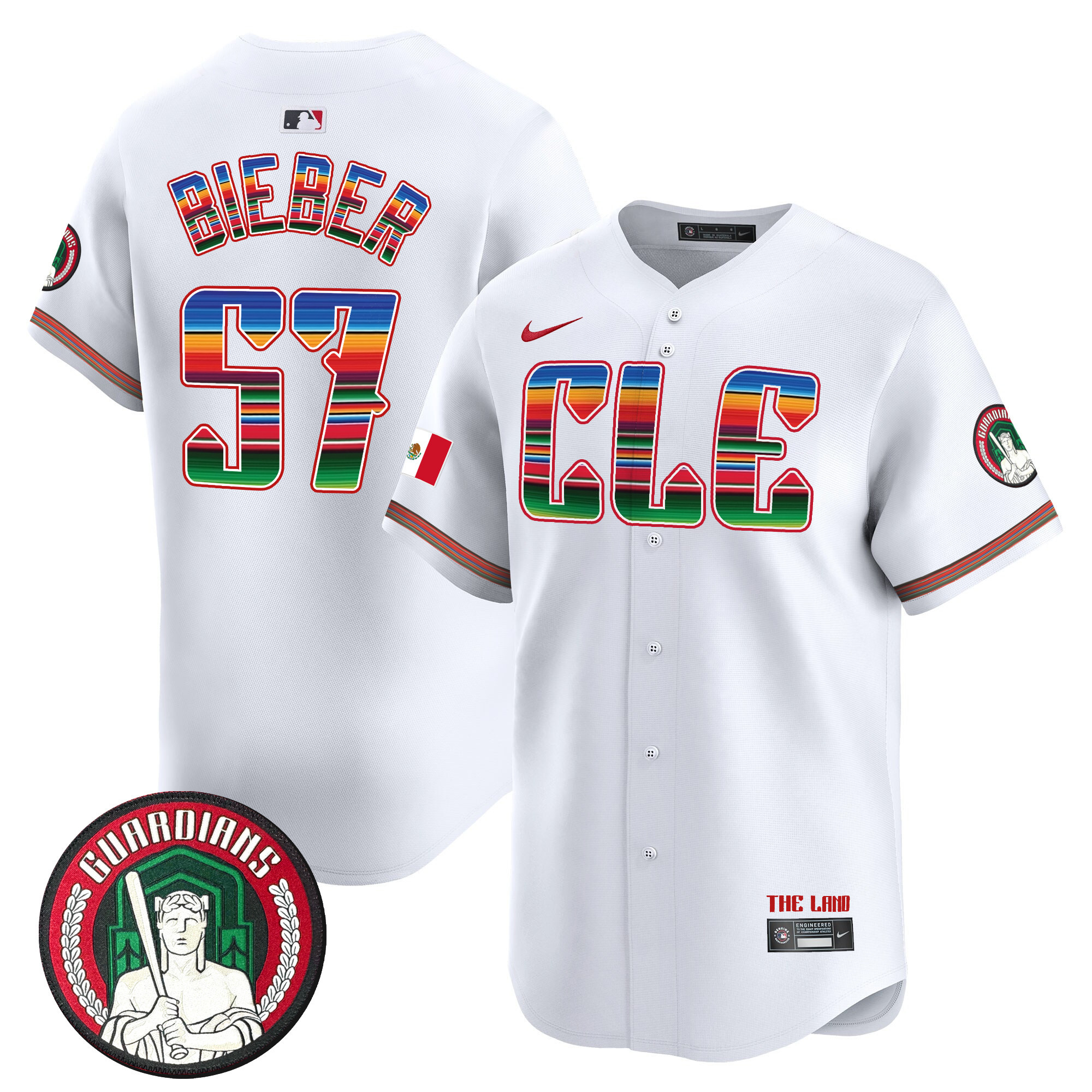 Men's Cleveland Guardians Mexico Vapor Premier Limited Jersey - All Stitched