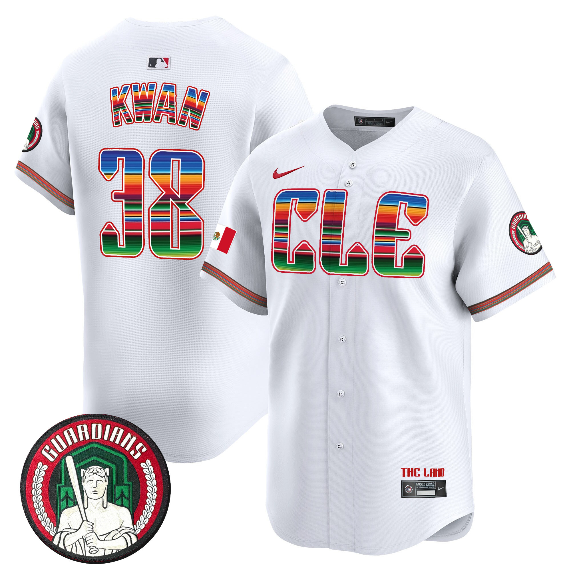 Men's Cleveland Guardians Mexico Vapor Premier Limited Jersey - All Stitched