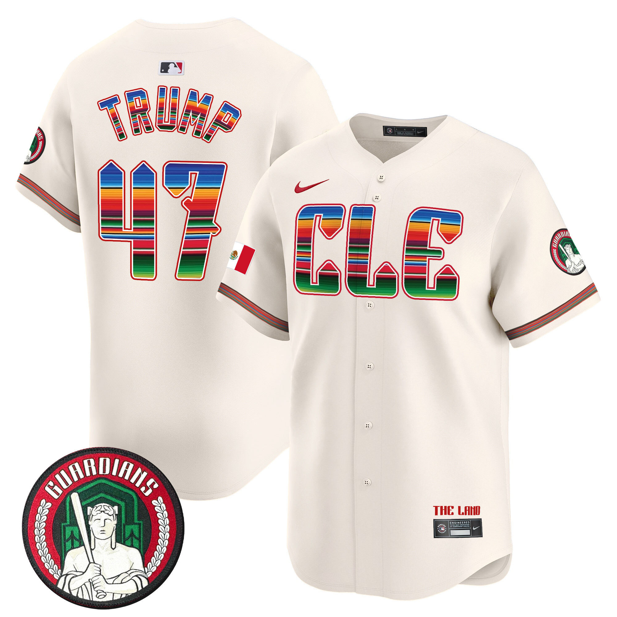 Men's Cleveland Guardians Mexico Vapor Premier Limited Jersey - All Stitched