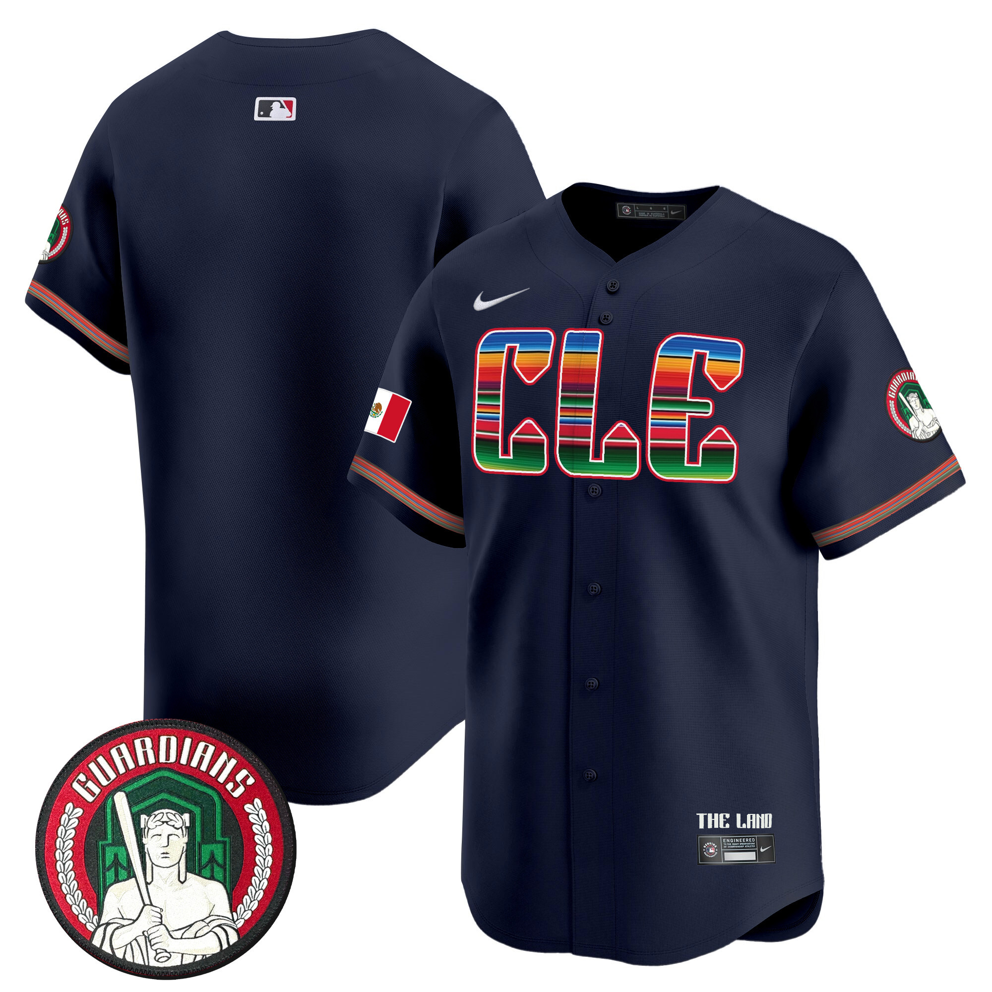 Men's Cleveland Guardians Mexico Vapor Premier Limited Jersey - All Stitched