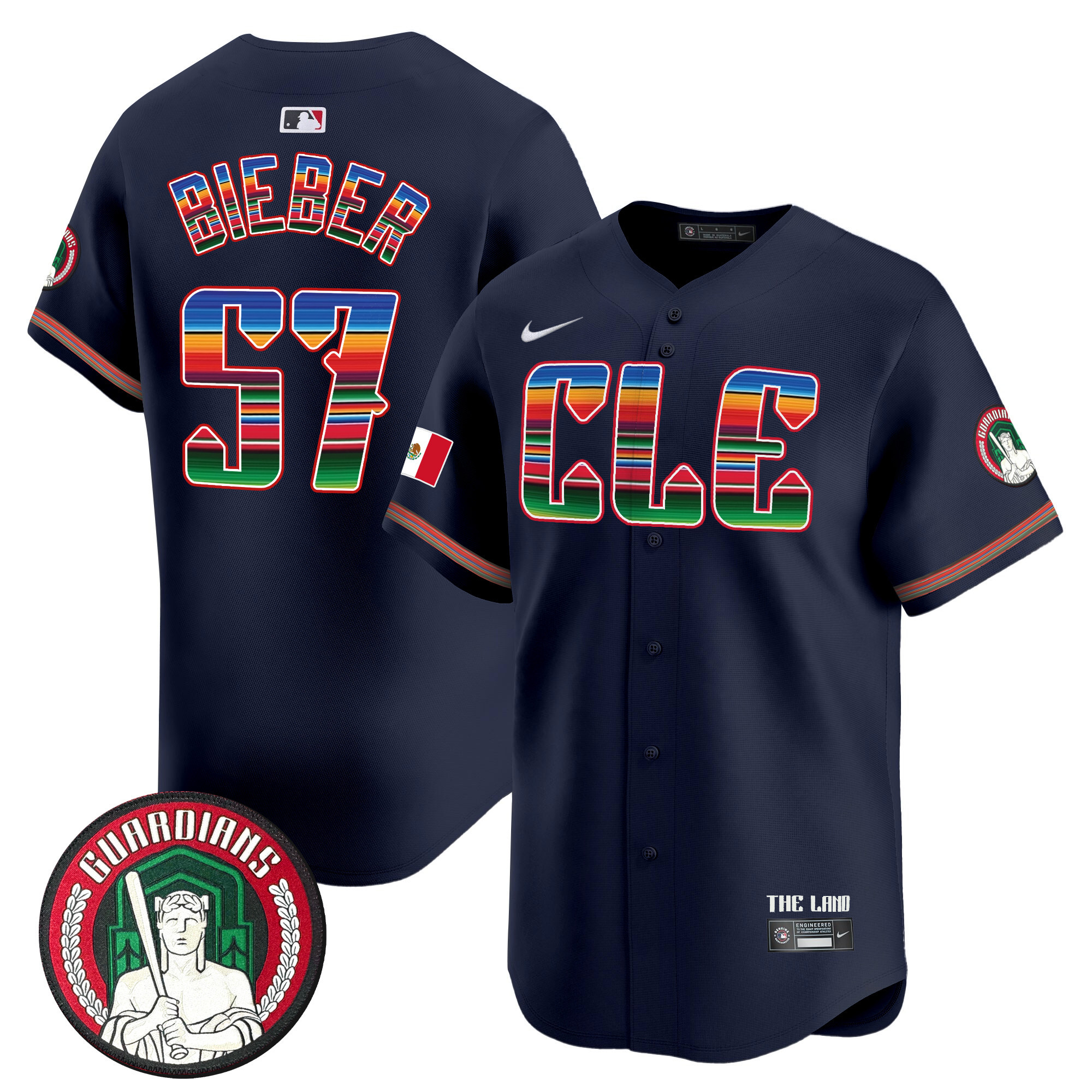 Men's Cleveland Guardians Mexico Vapor Premier Limited Jersey - All Stitched
