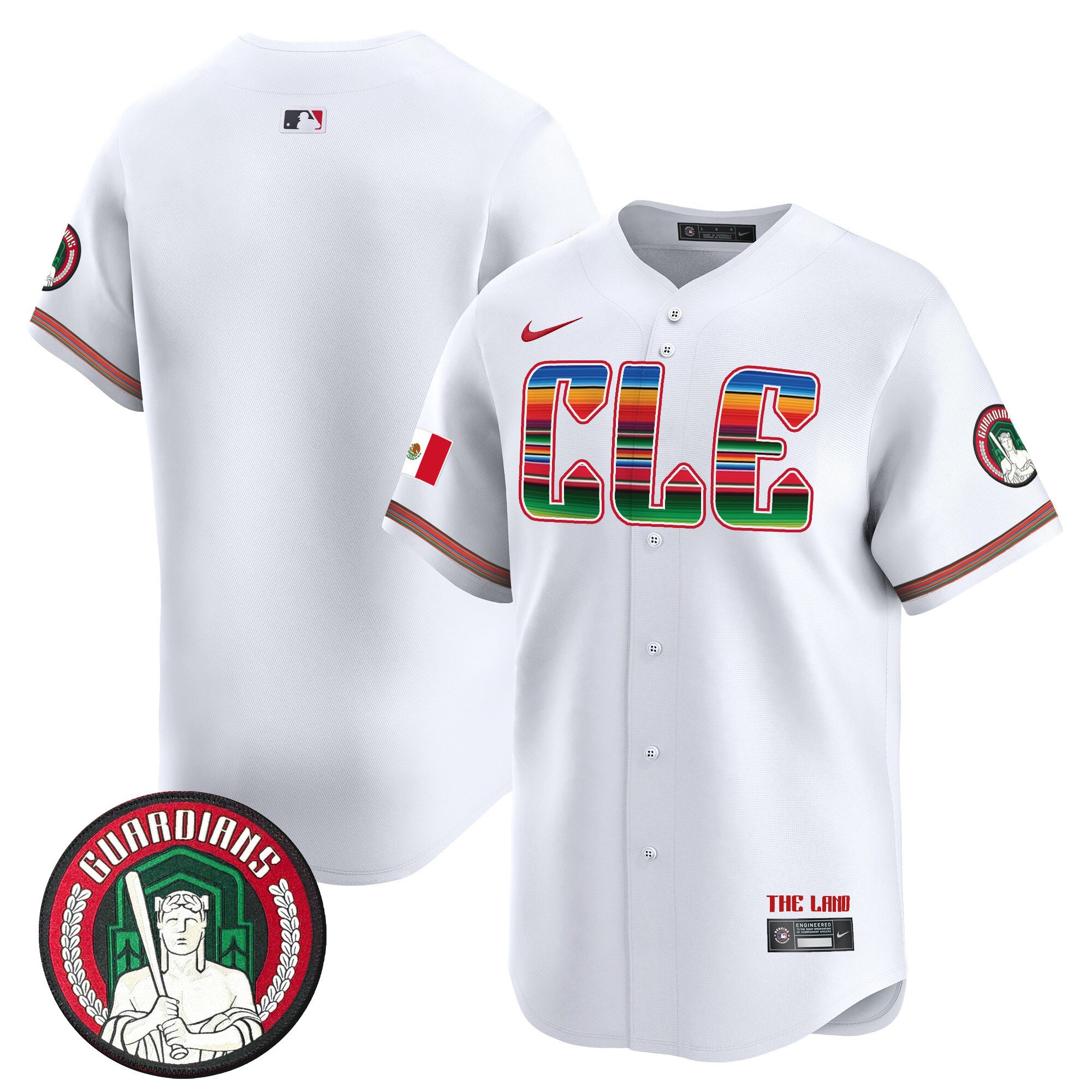 Men's Cleveland Guardians Mexico Vapor Premier Limited Jersey - All Stitched