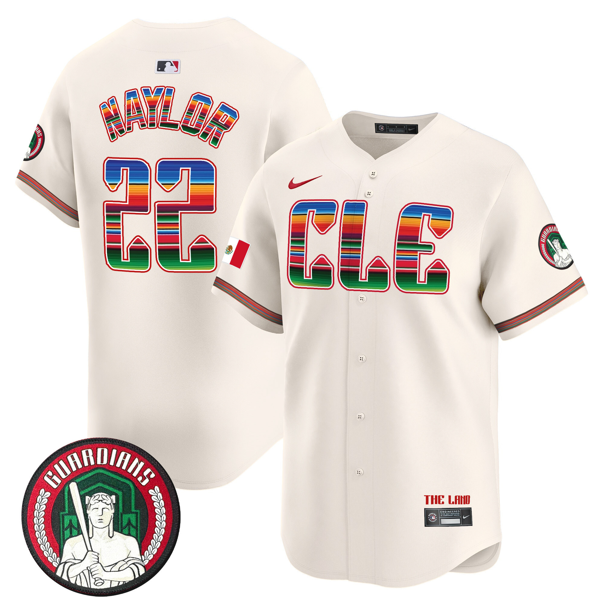 Men's Cleveland Guardians Mexico Vapor Premier Limited Jersey - All Stitched