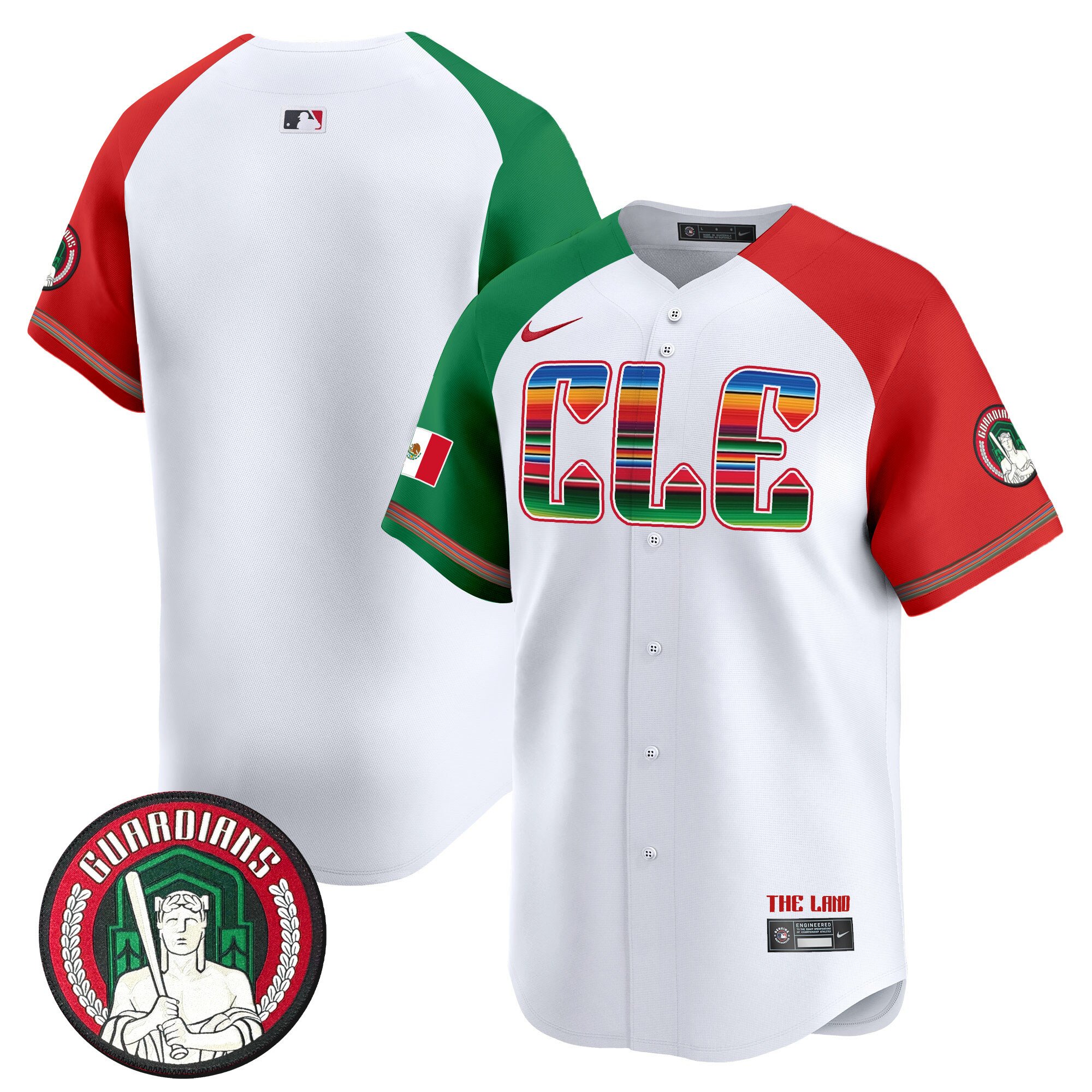 Men's Cleveland Guardians Mexico Vapor Premier Limited Jersey - All Stitched