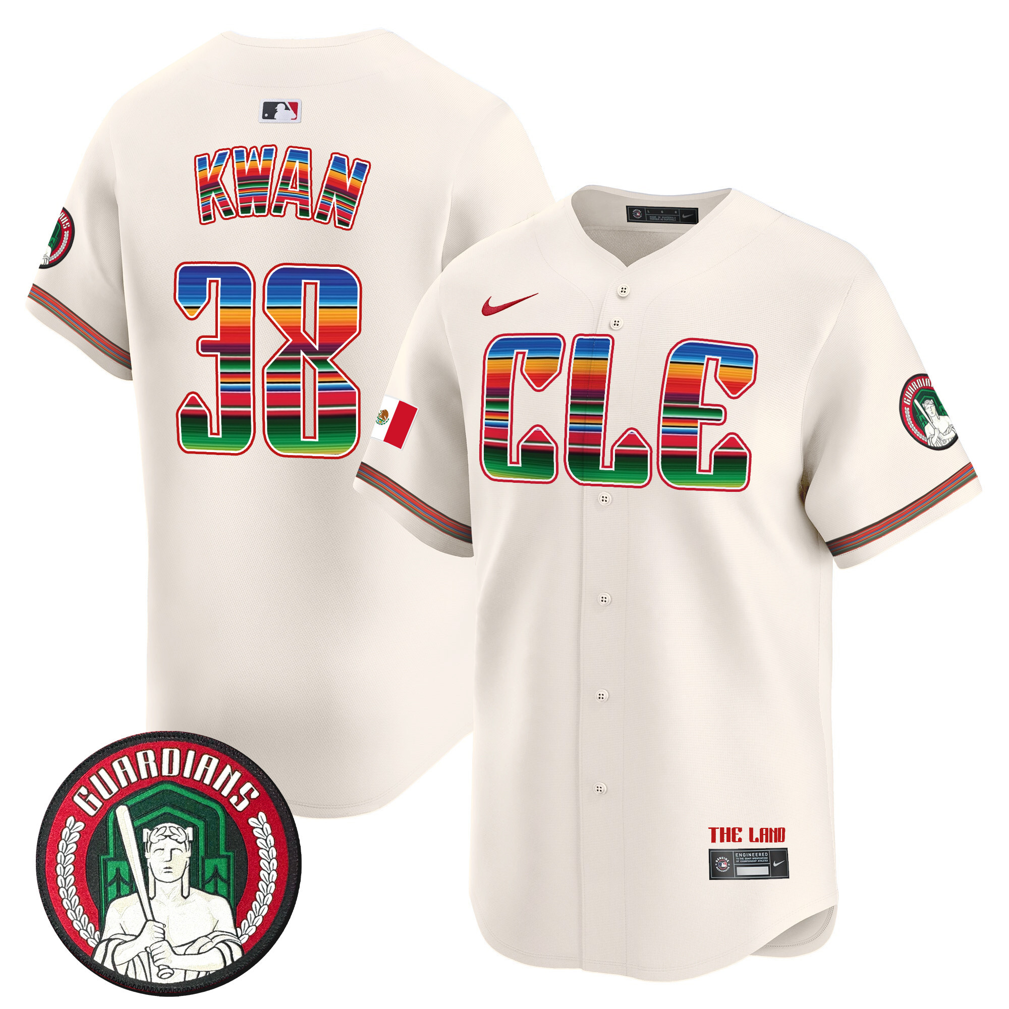 Men's Cleveland Guardians Mexico Vapor Premier Limited Jersey - All Stitched