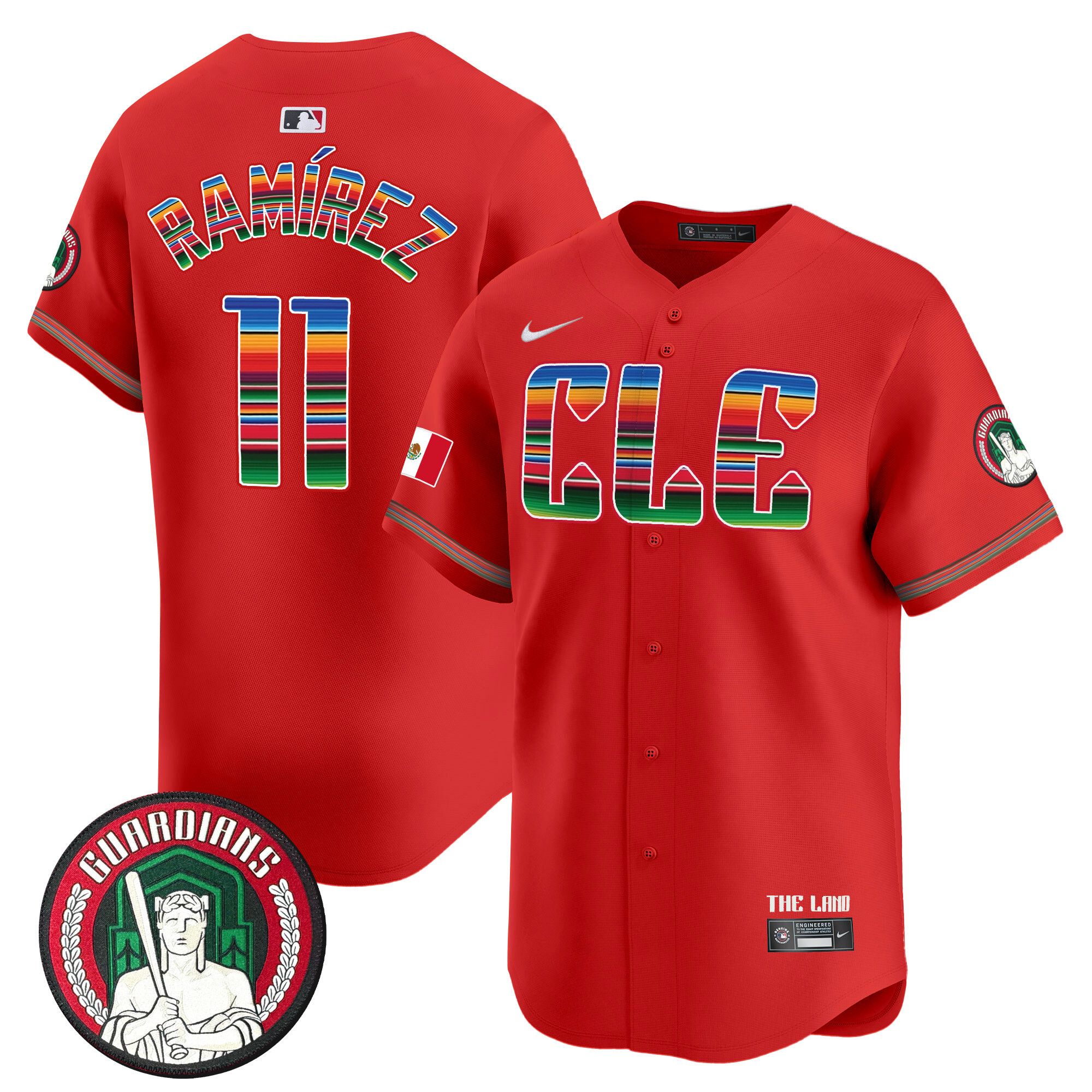 Men's Cleveland Guardians Mexico Vapor Premier Limited Jersey - All Stitched