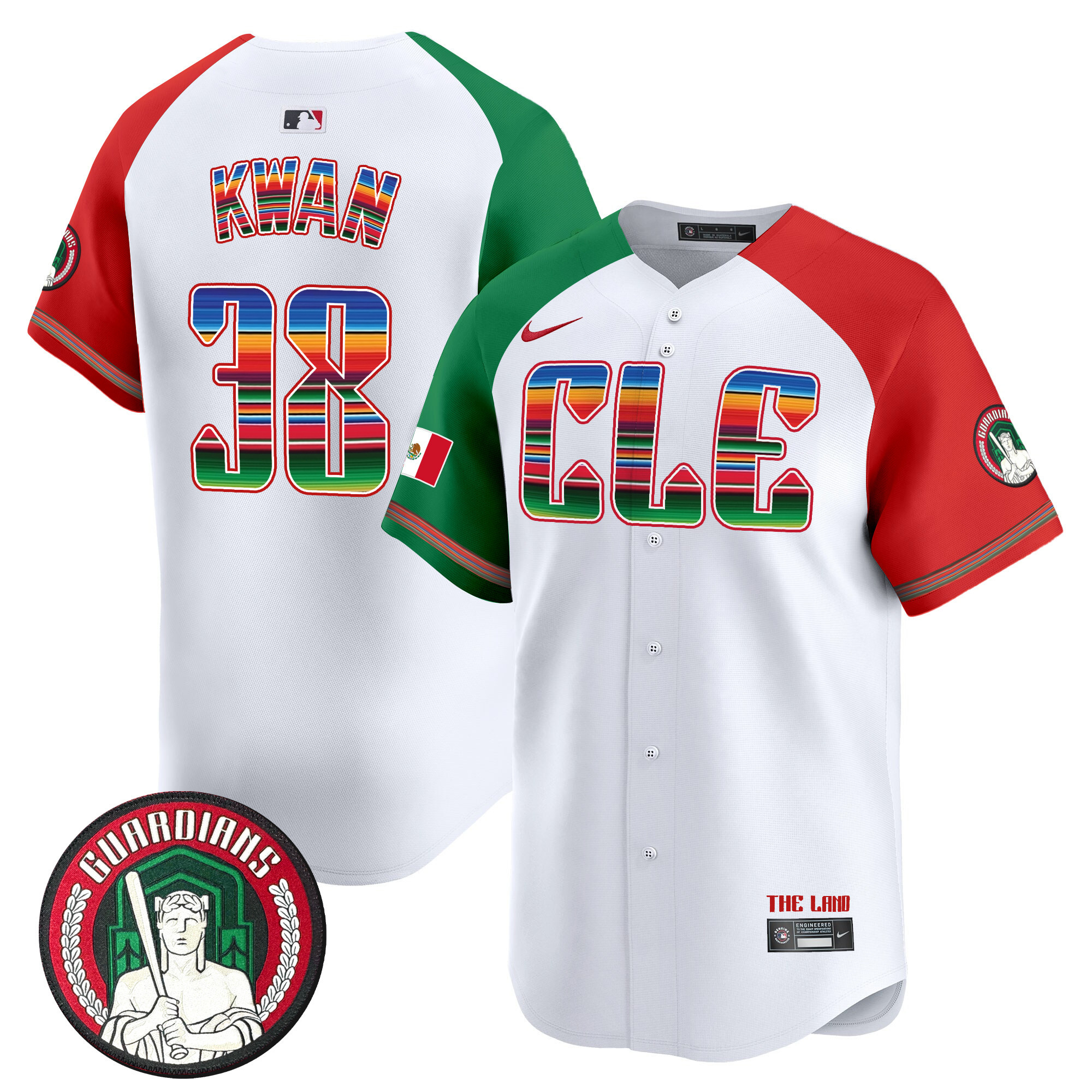 Men's Cleveland Guardians Mexico Vapor Premier Limited Jersey - All Stitched