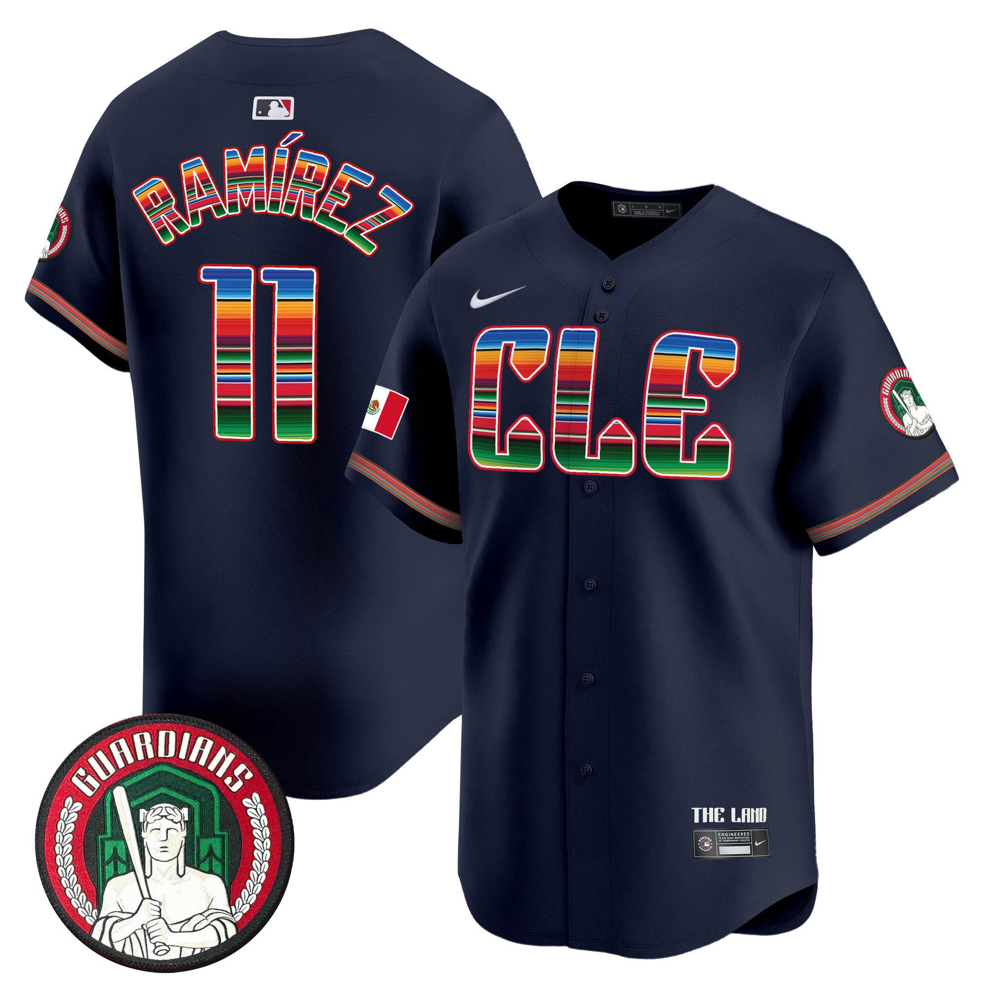 Men's Cleveland Guardians Mexico Vapor Premier Limited Jersey - All Stitched