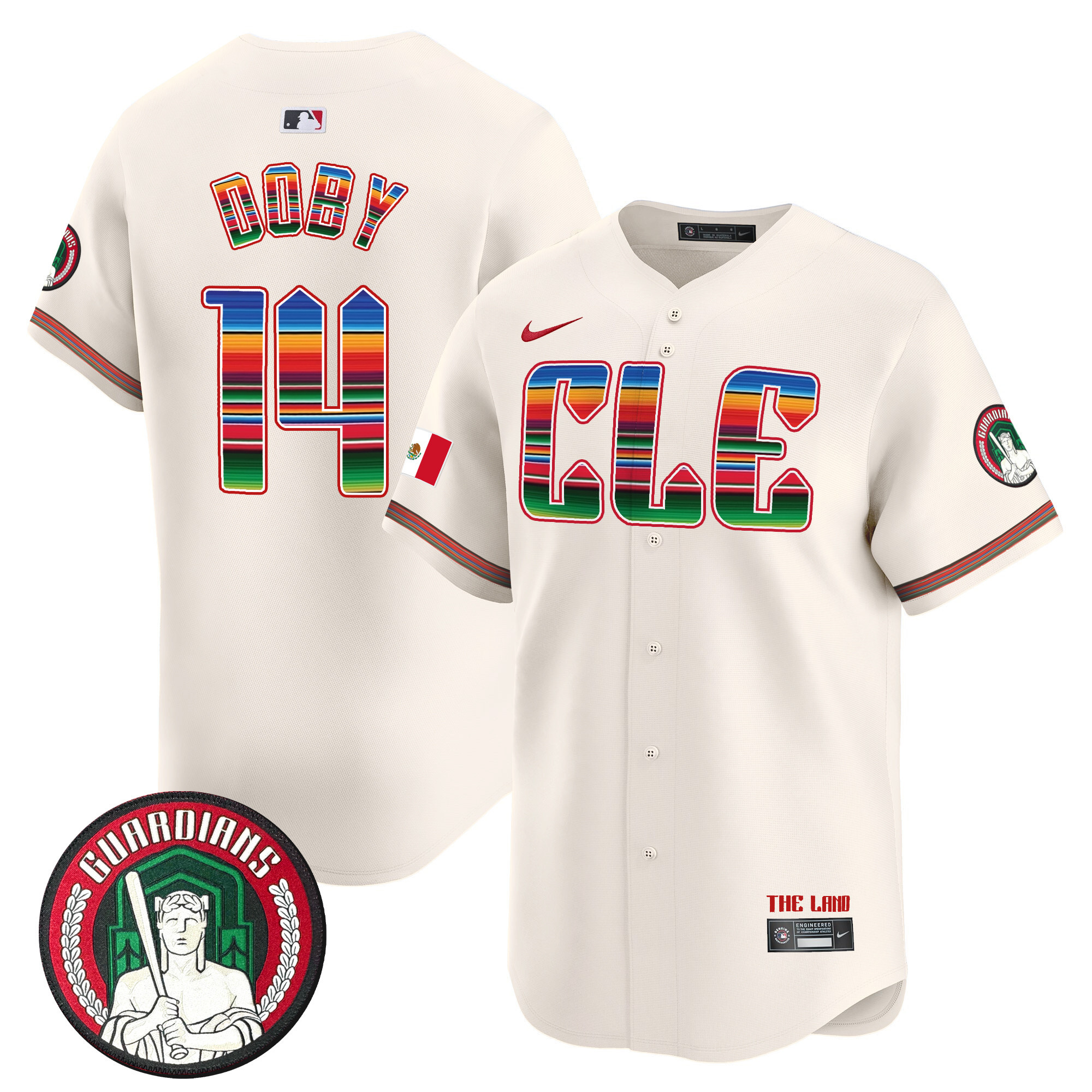 Men's Cleveland Guardians Mexico Vapor Premier Limited Jersey - All Stitched