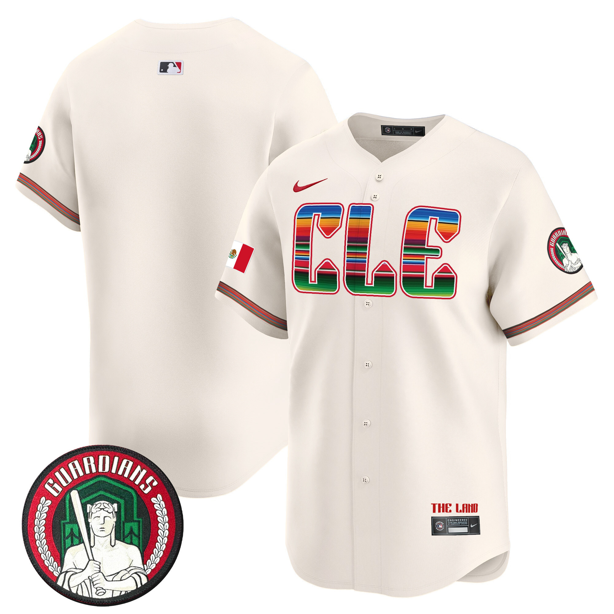 Men's Cleveland Guardians Mexico Vapor Premier Limited Jersey - All Stitched