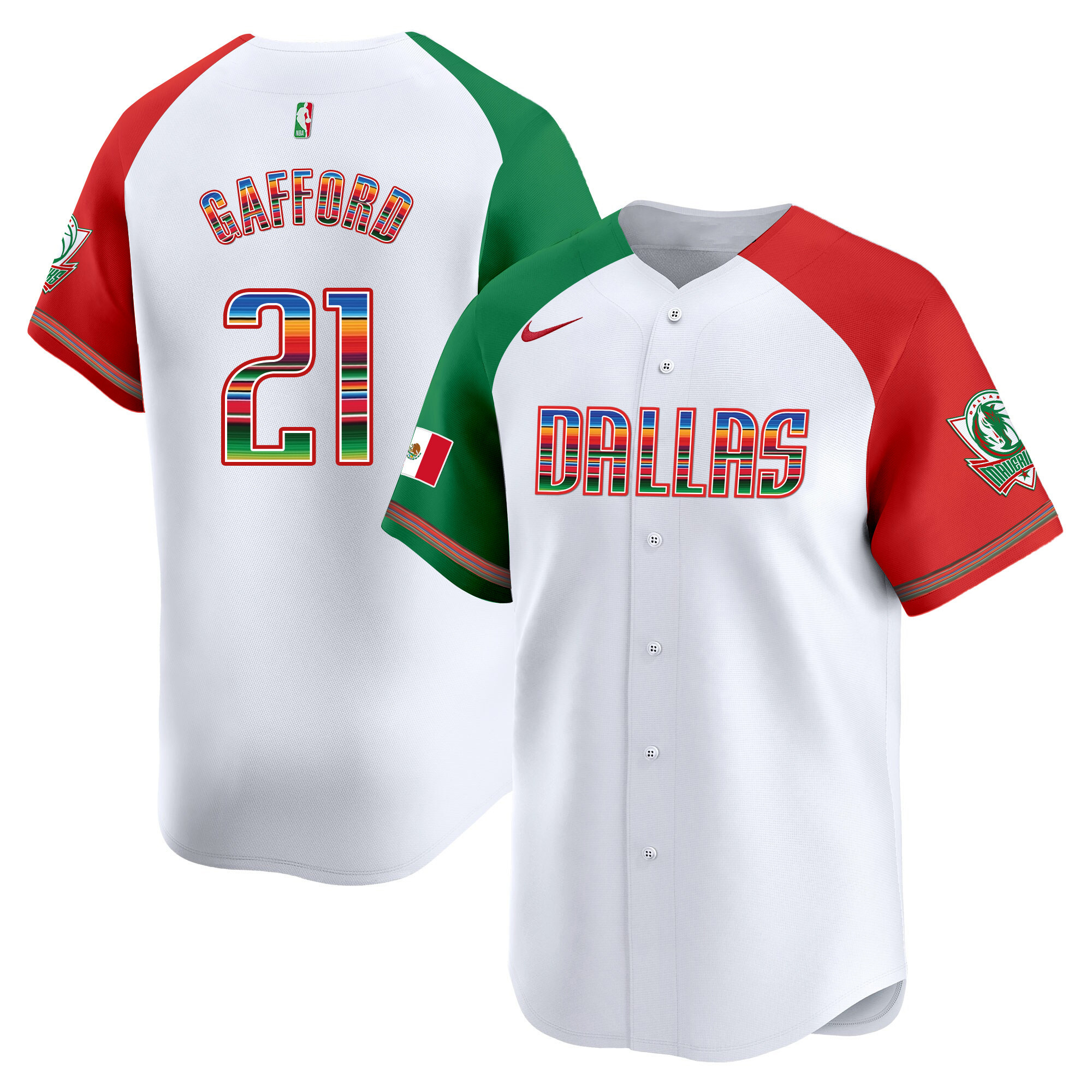 Men's Dallas Mavericks Mexico Vapor Baseball Jersey - All Stitched