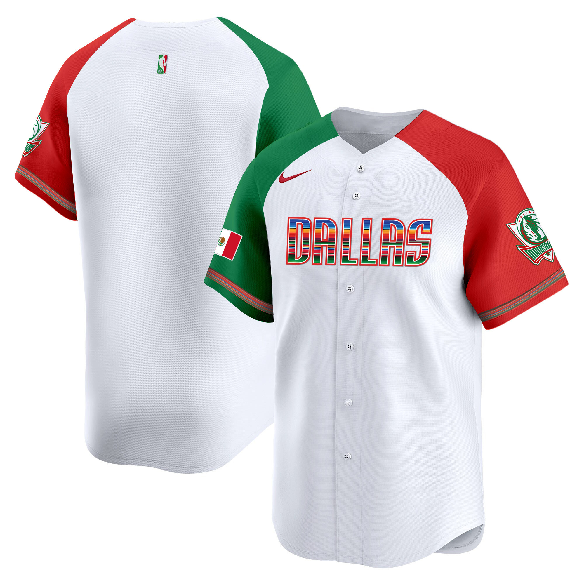Men's Dallas Mavericks Mexico Vapor Baseball Jersey - All Stitched