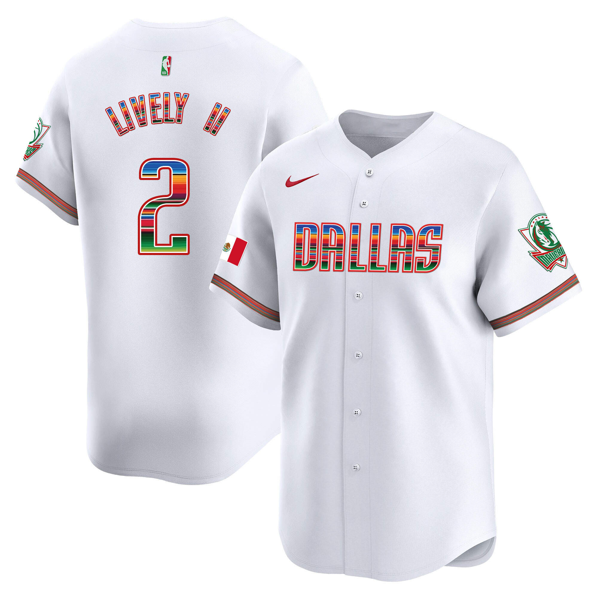 Men's Dallas Mavericks Mexico Vapor Baseball Jersey - All Stitched