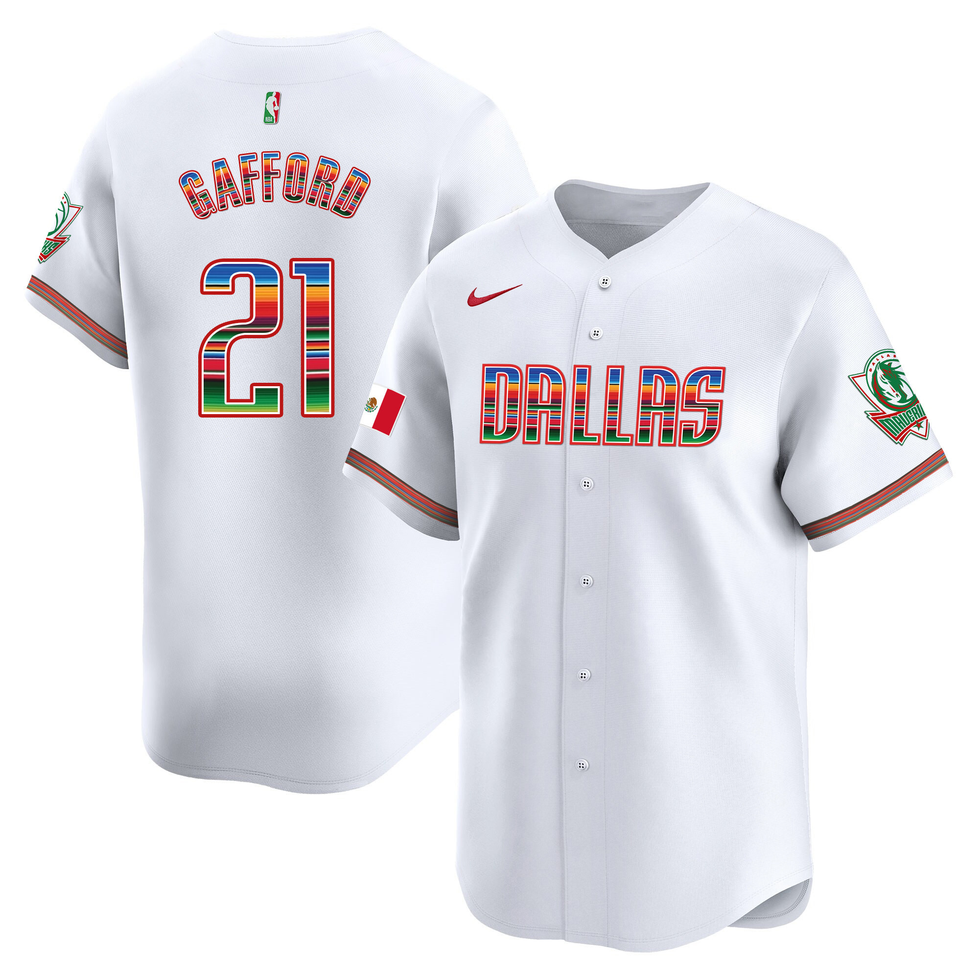 Men's Dallas Mavericks Mexico Vapor Baseball Jersey - All Stitched