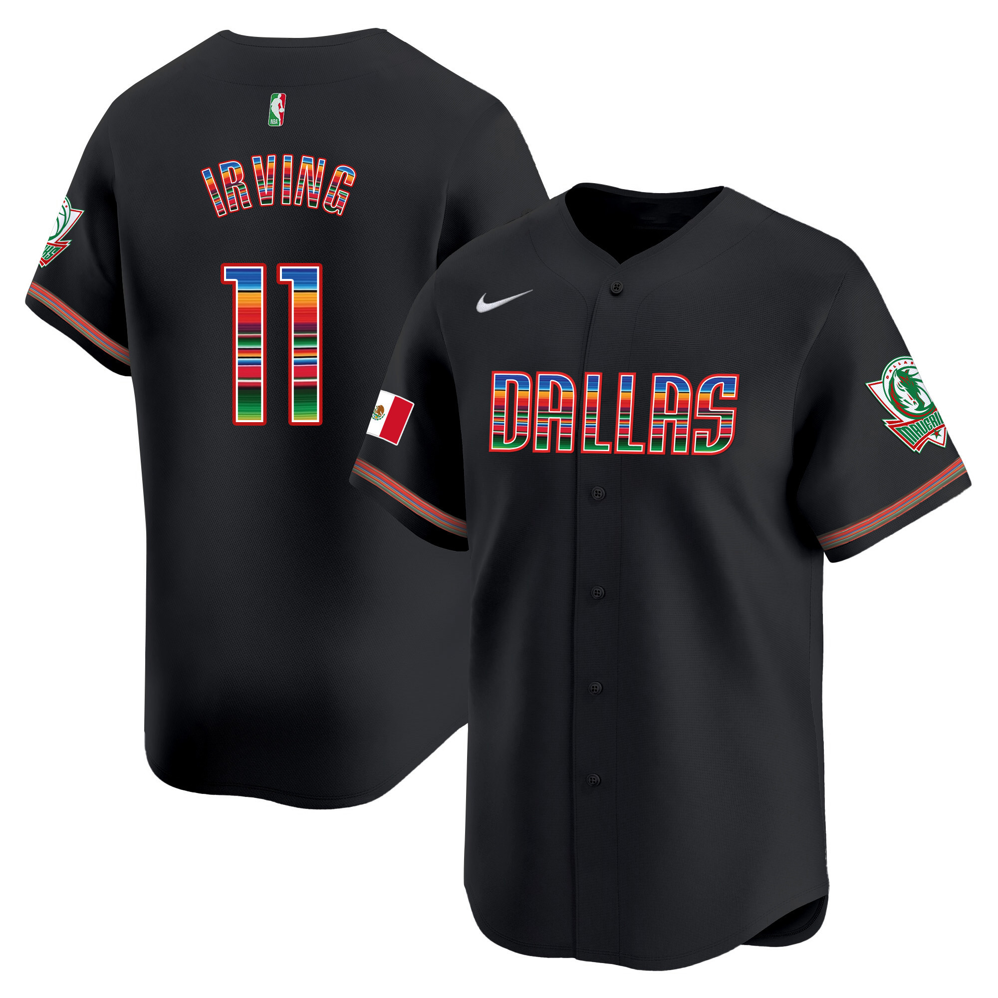 Men's Dallas Mavericks Mexico Vapor Baseball Jersey - All Stitched