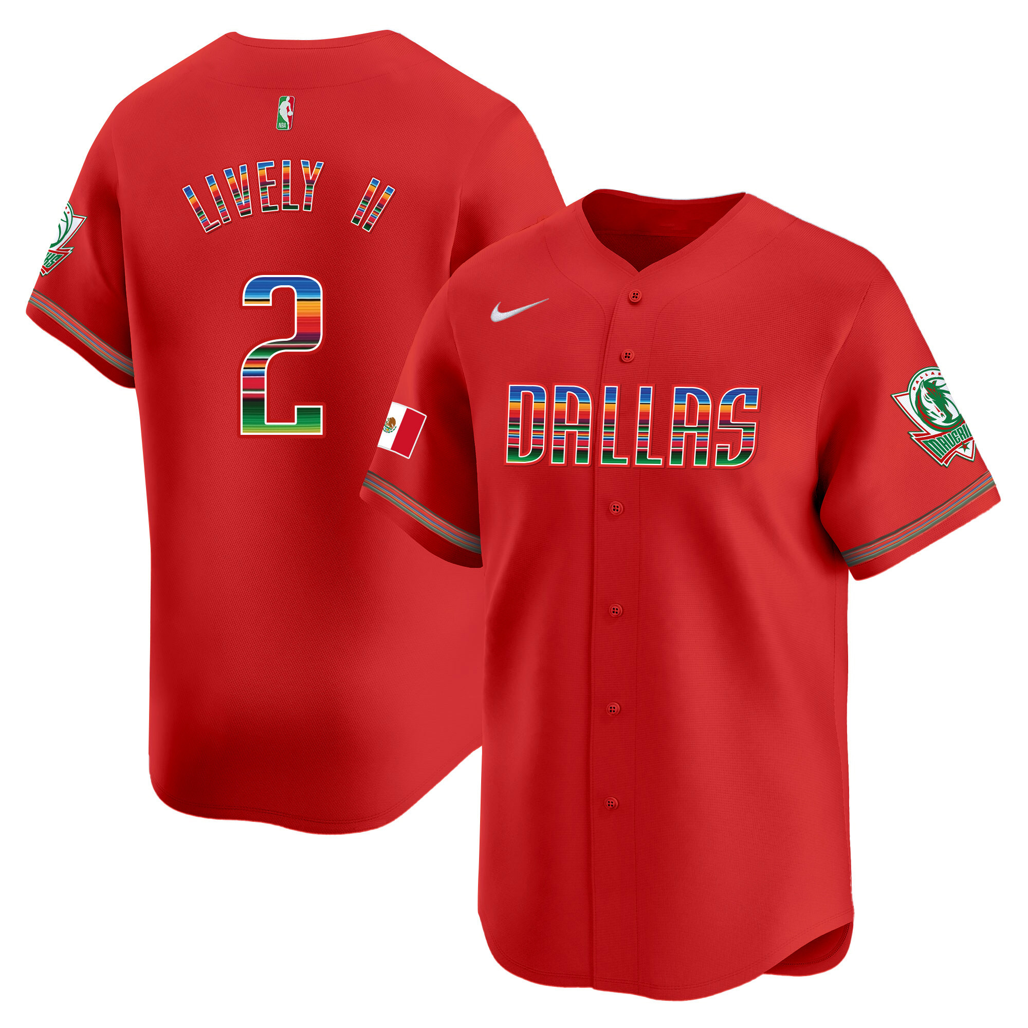 Men's Dallas Mavericks Mexico Vapor Baseball Jersey - All Stitched