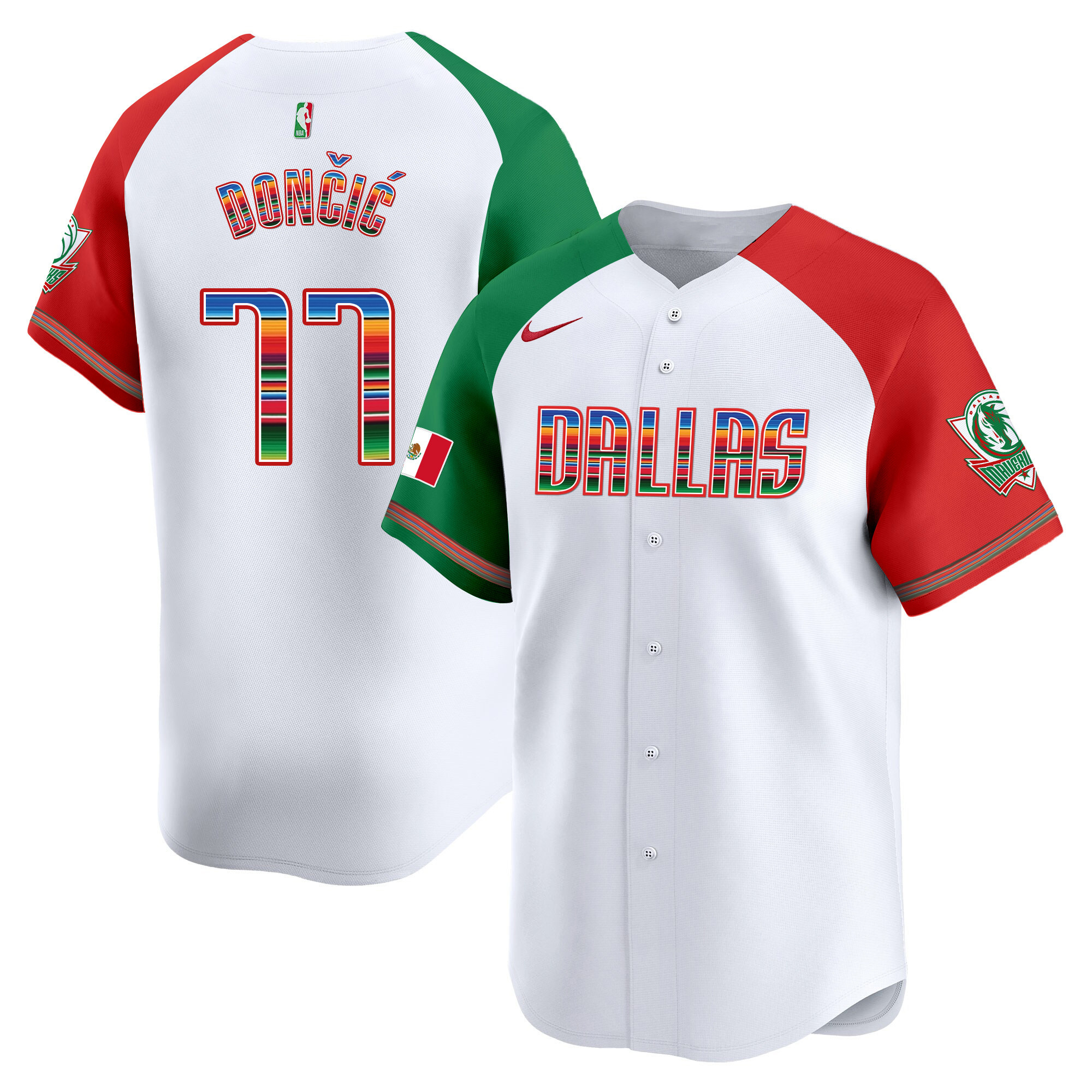 Men's Dallas Mavericks Mexico Vapor Baseball Jersey - All Stitched