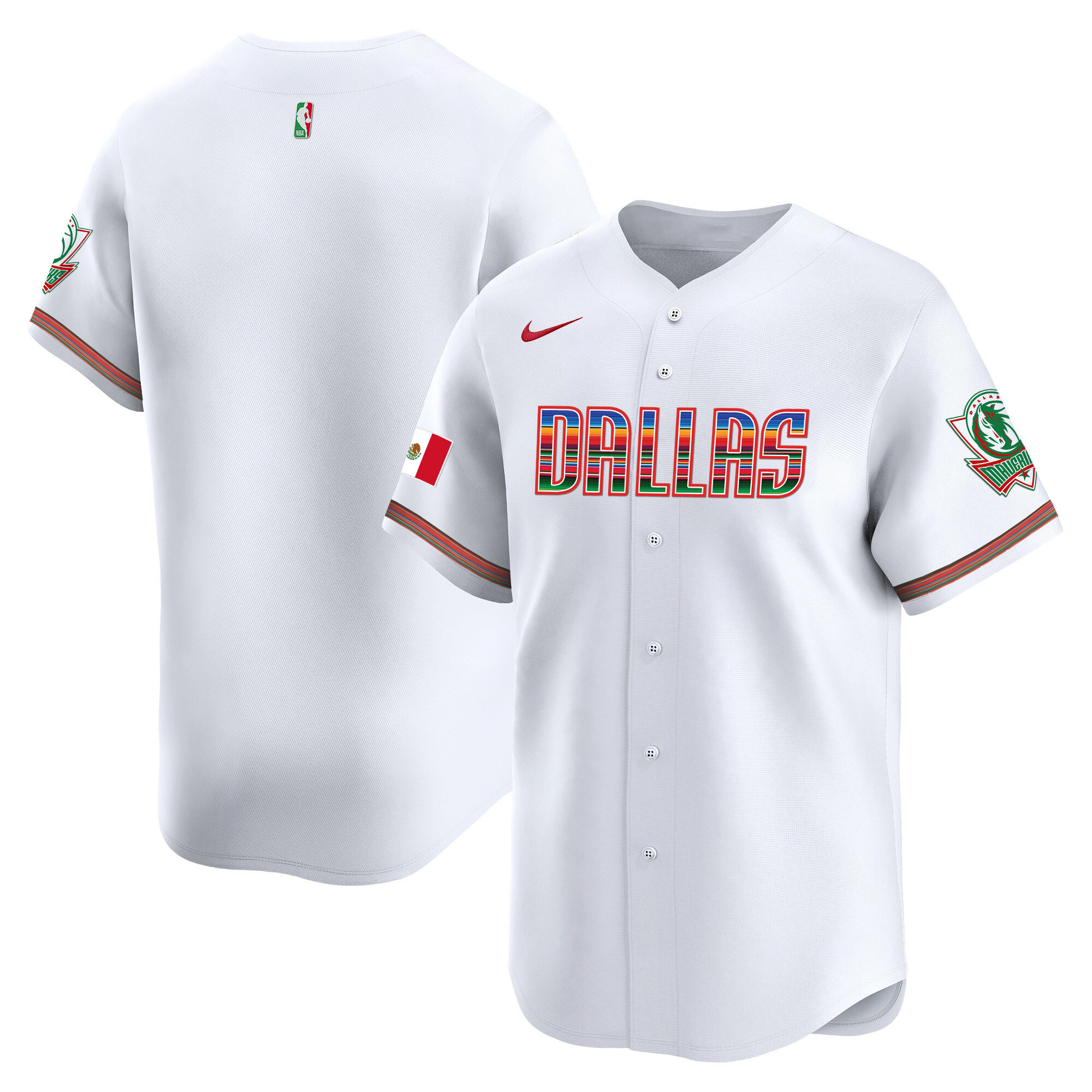 Men's Dallas Mavericks Mexico Vapor Baseball Jersey - All Stitched