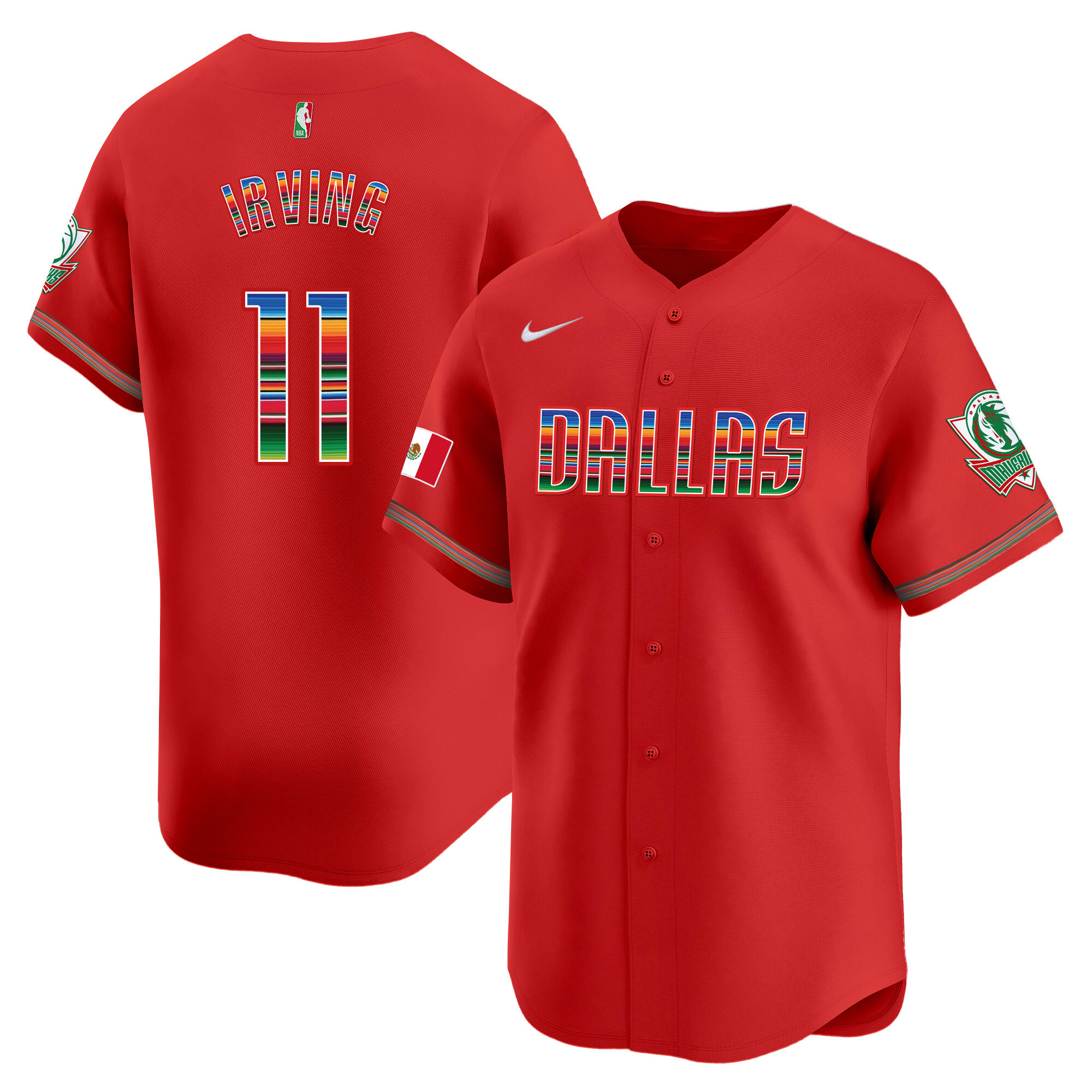 Men's Dallas Mavericks Mexico Vapor Baseball Jersey - All Stitched