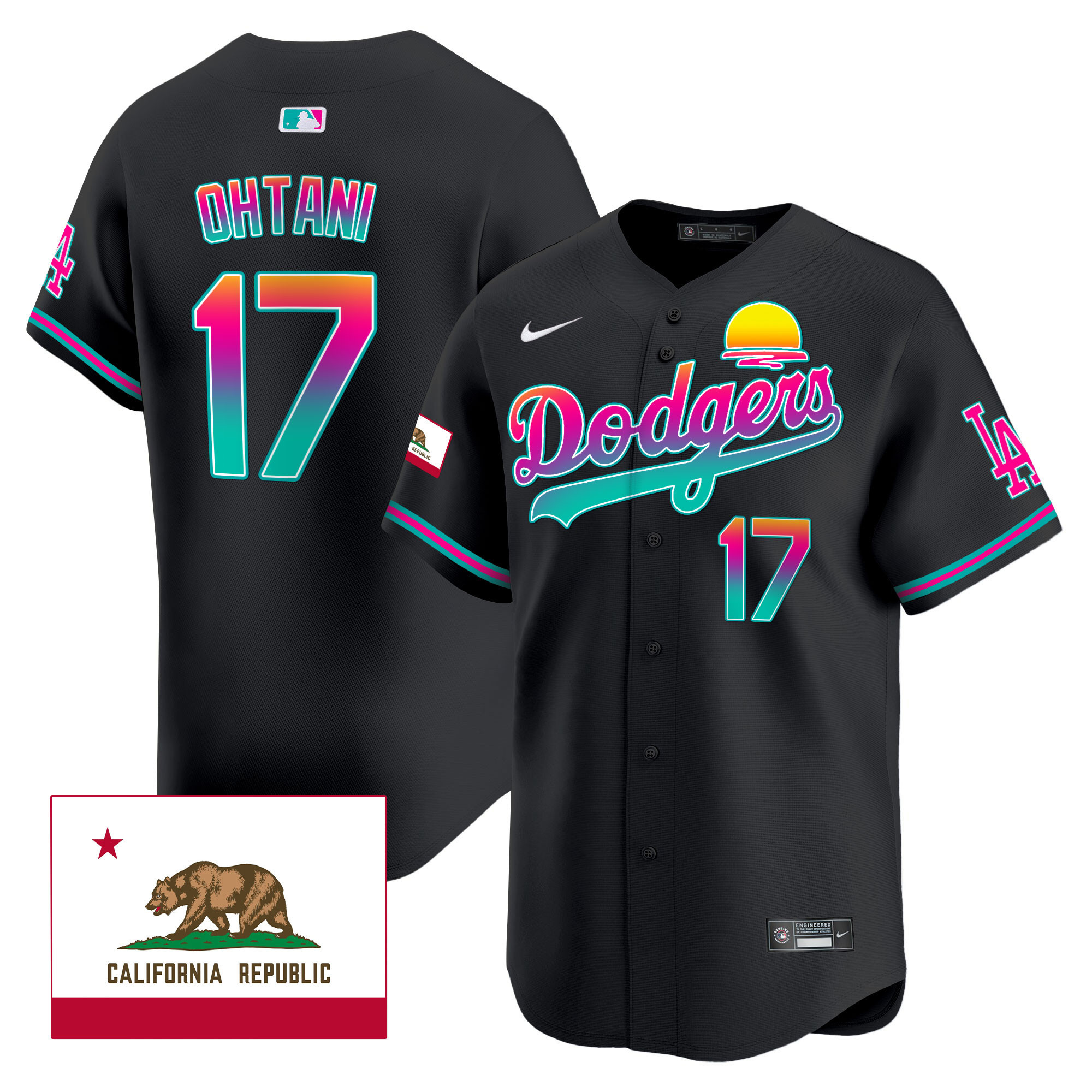 Men's Dodgers 2024 Los Angeles City Style Vapor Premier Limited Jersey - All Stitched