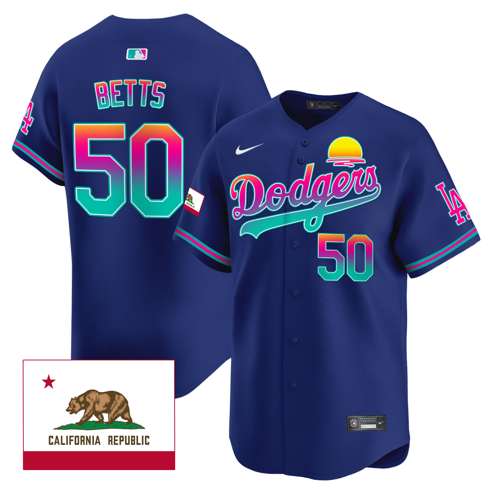 Men's Dodgers 2024 Los Angeles City Style Vapor Premier Limited Jersey - All Stitched