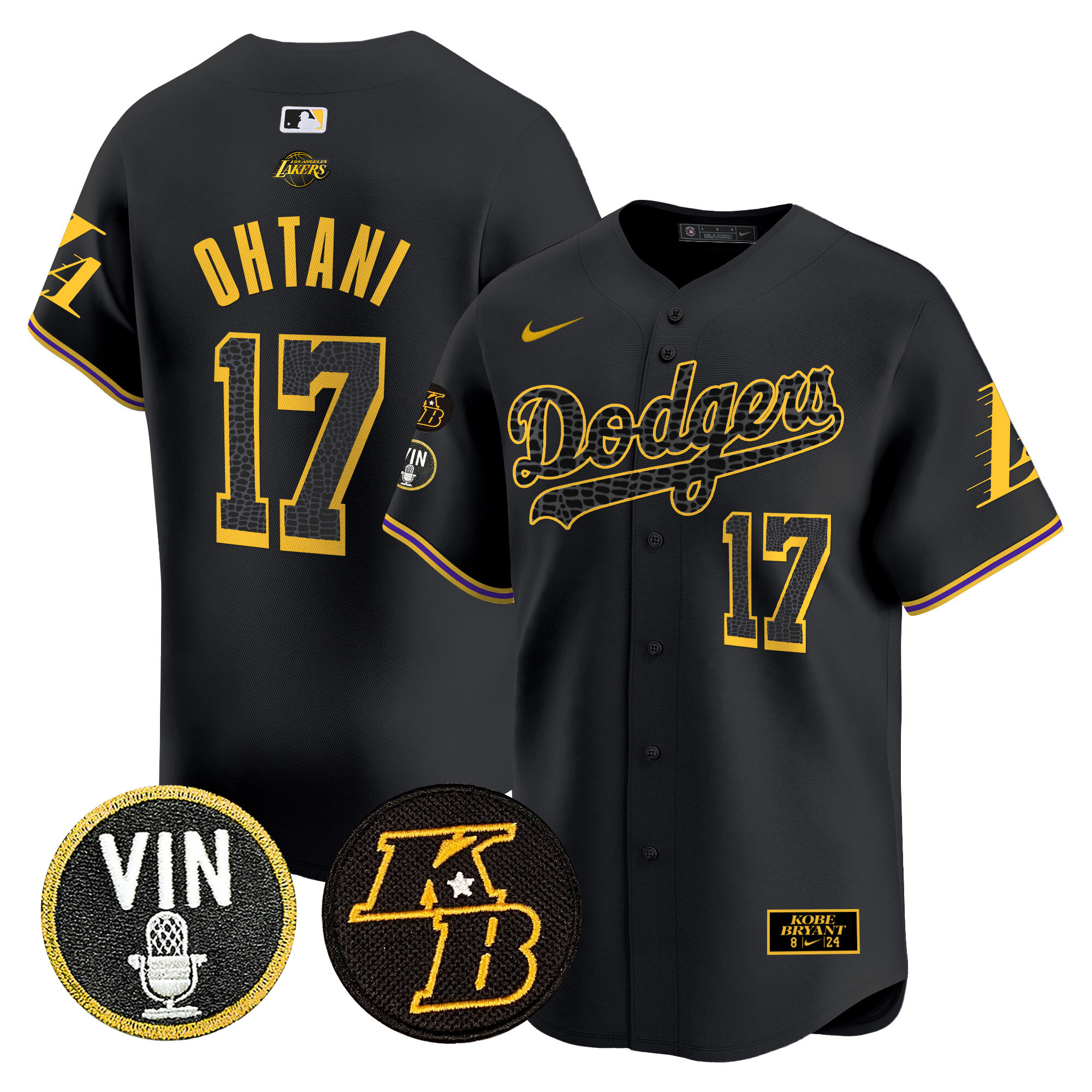 Men's Dodgers 2024 Mamba Vapor Premier Limited Jersey V2 - All Stitched