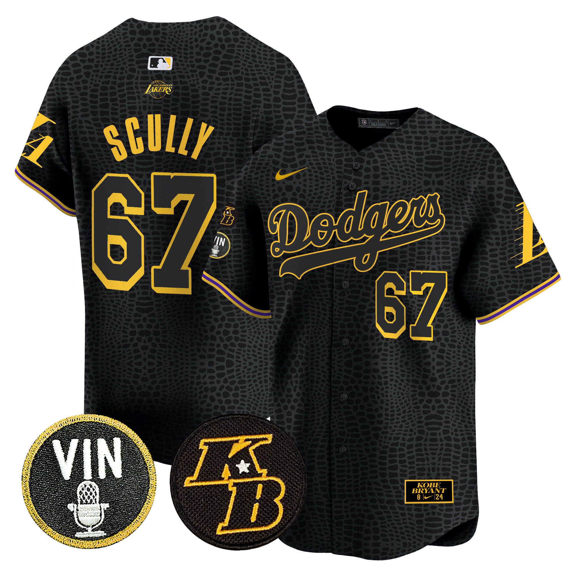 Men's Dodgers 2024 Mamba Vapor Premier Limited Jersey V2 - All Stitched