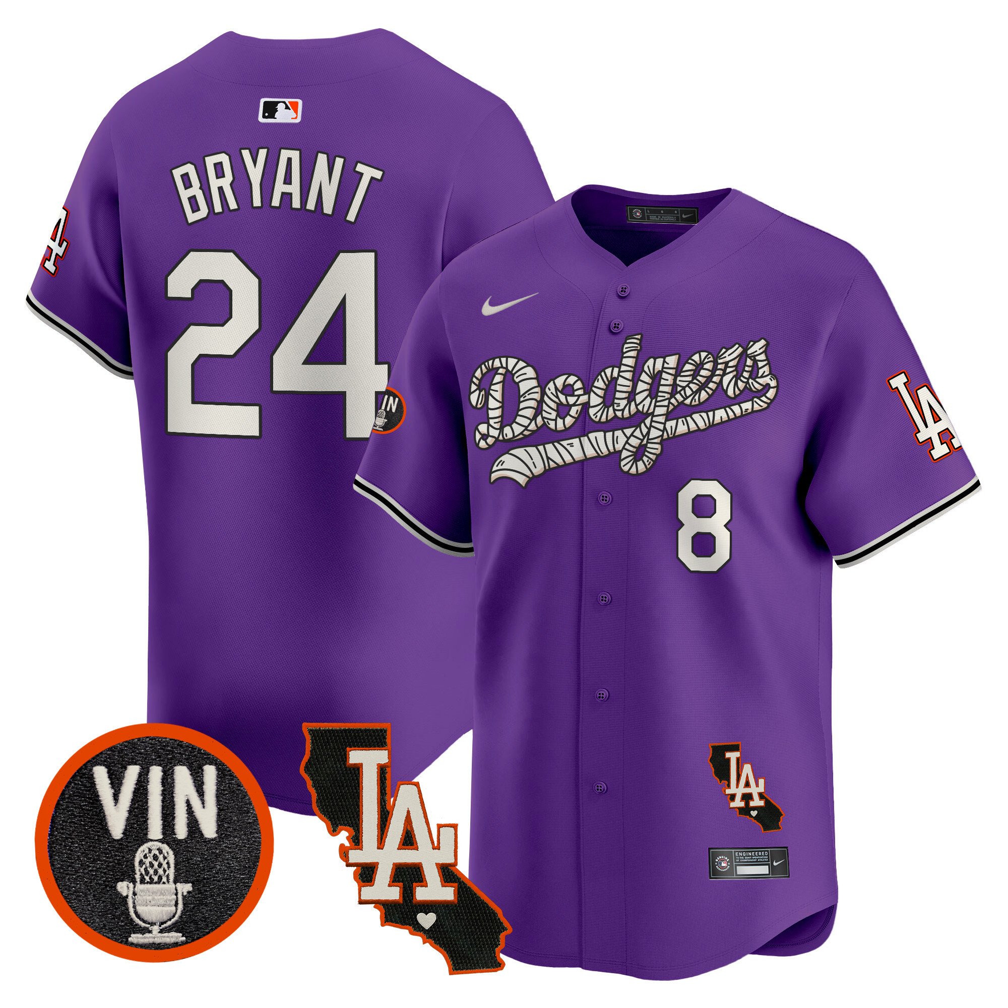 Men's Dodgers Halloween Vapor Premier Limited Jersey - All Stitched