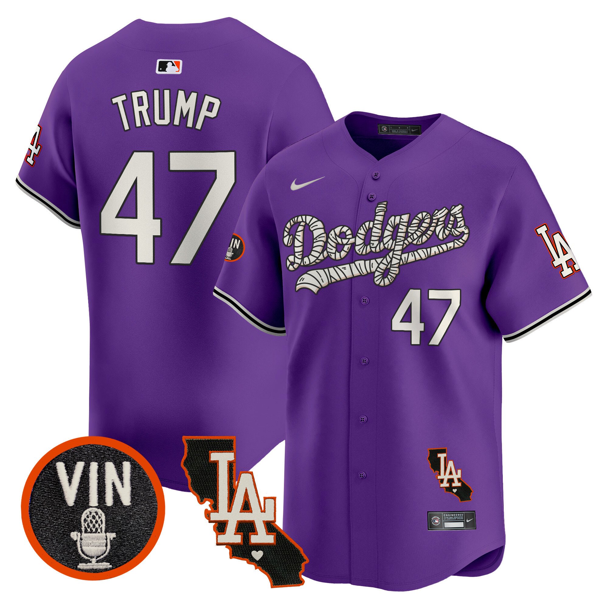 Men's Dodgers Halloween Vapor Premier Limited Jersey - All Stitched