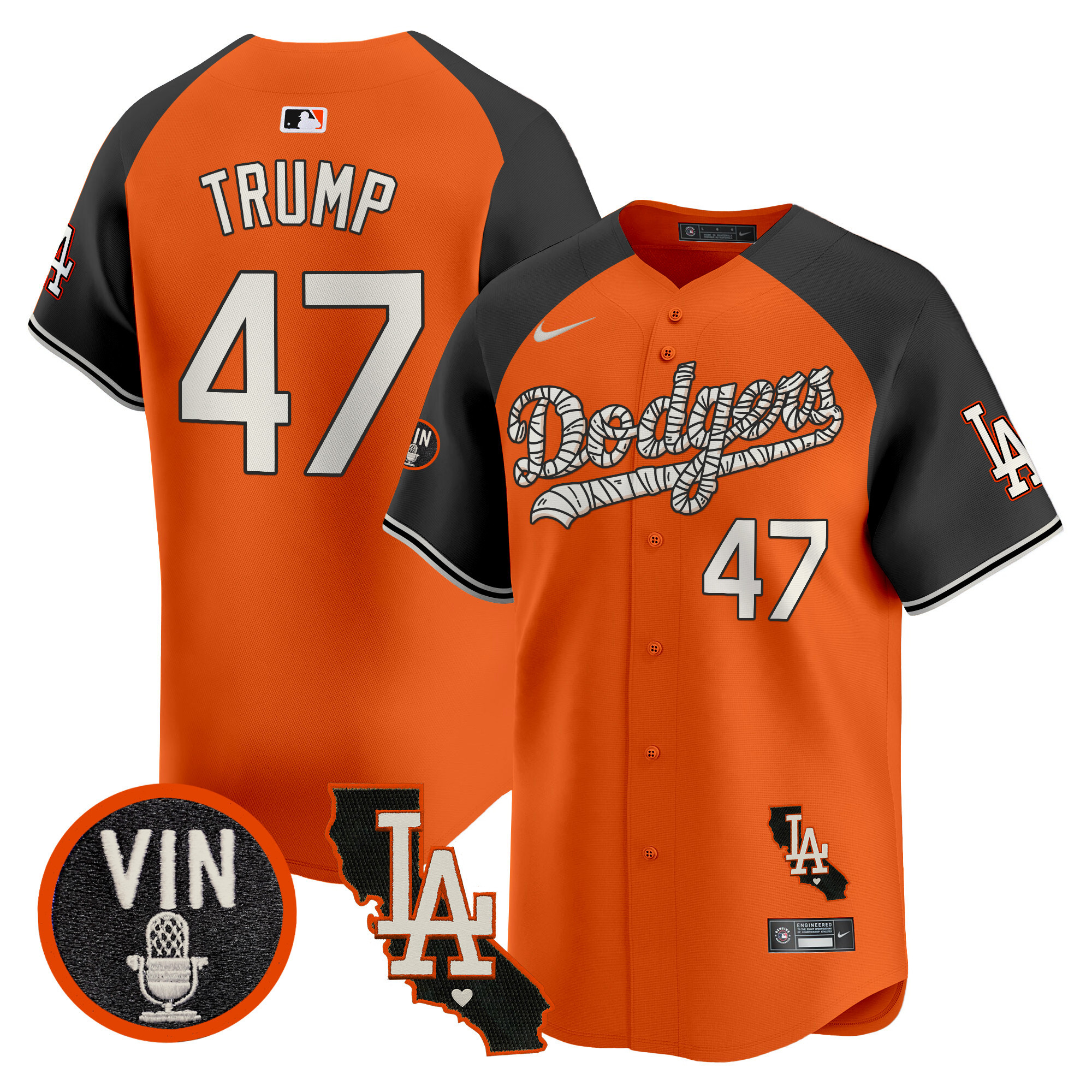 Men's Dodgers Halloween Vapor Premier Limited Jersey - All Stitched