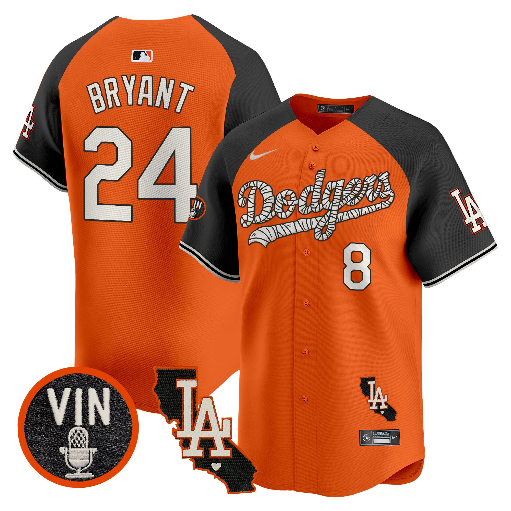 Men's Dodgers Halloween Vapor Premier Limited Jersey - All Stitched