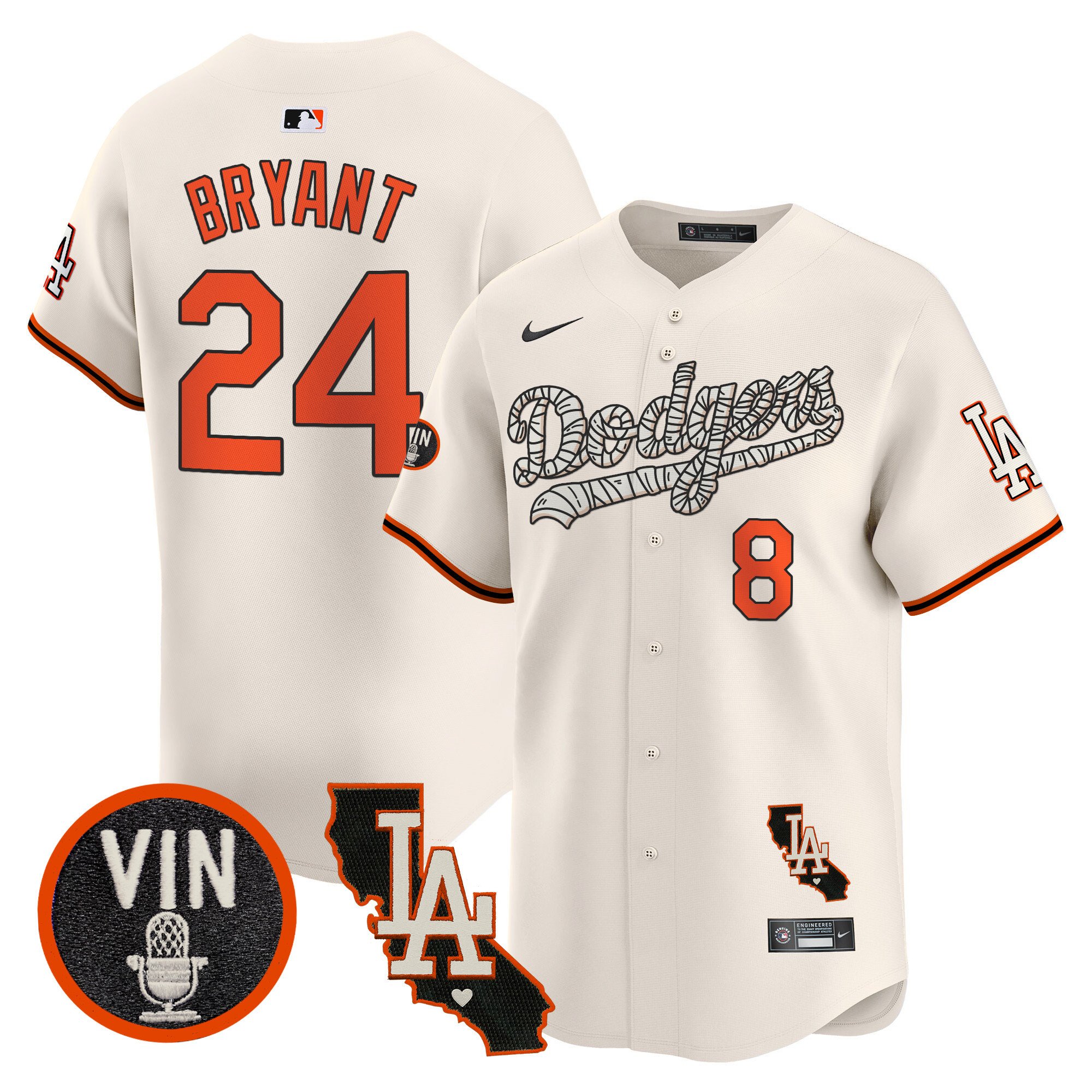 Men's Dodgers Halloween Vapor Premier Limited Jersey - All Stitched