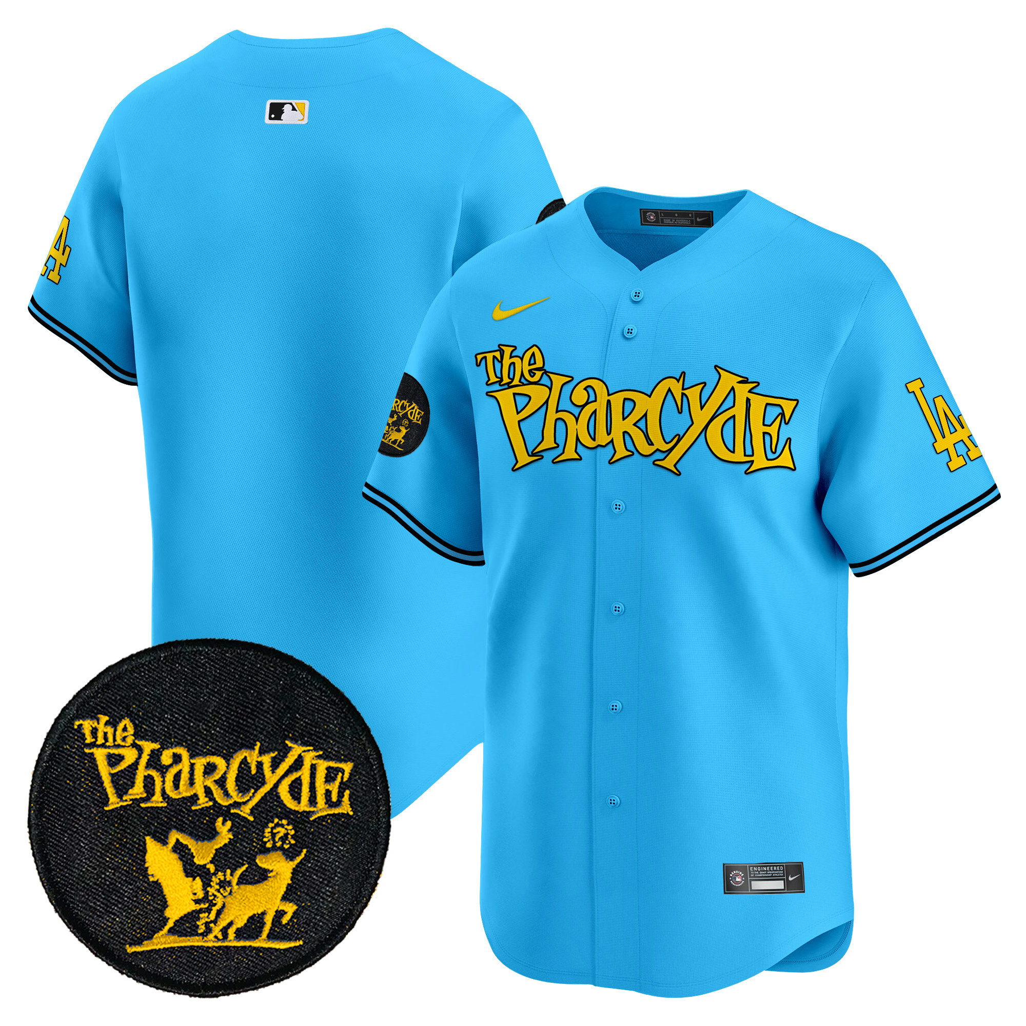 Men's Dodgers The Pharcyde Vapor Premier Limited Jersey - All Stitched