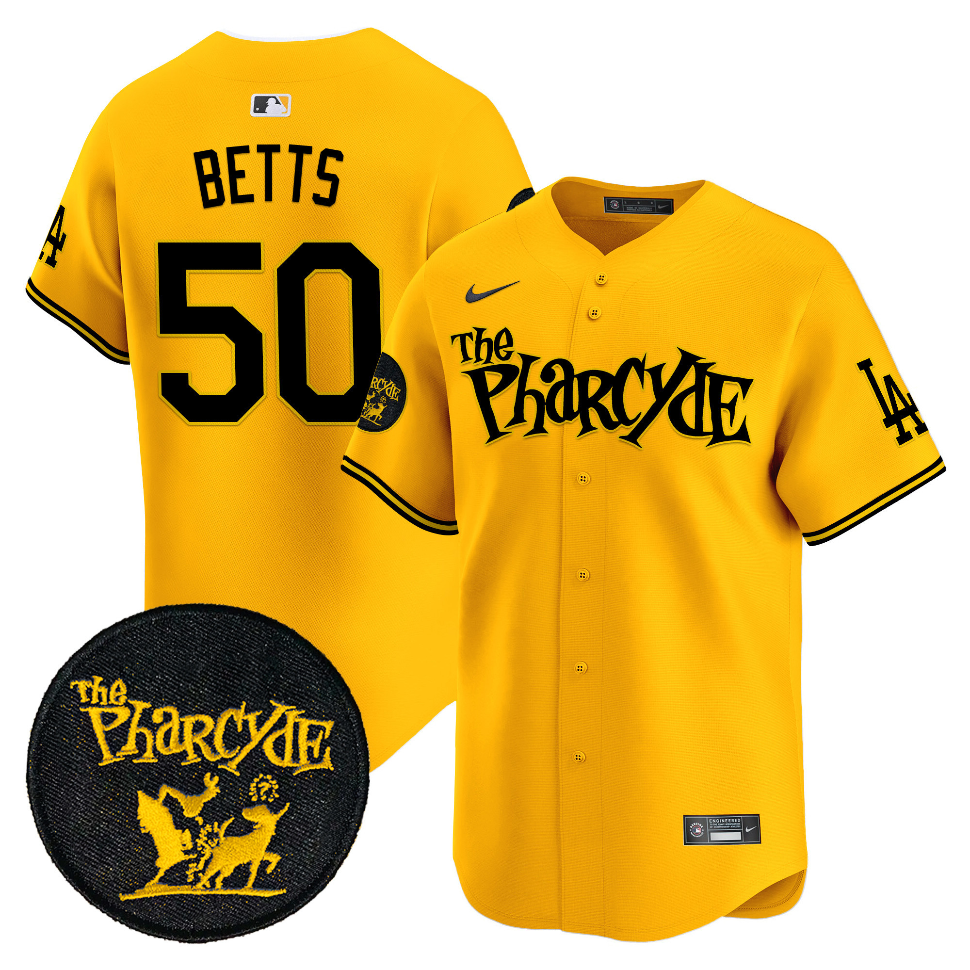 Men's Dodgers The Pharcyde Vapor Premier Limited Jersey - All Stitched
