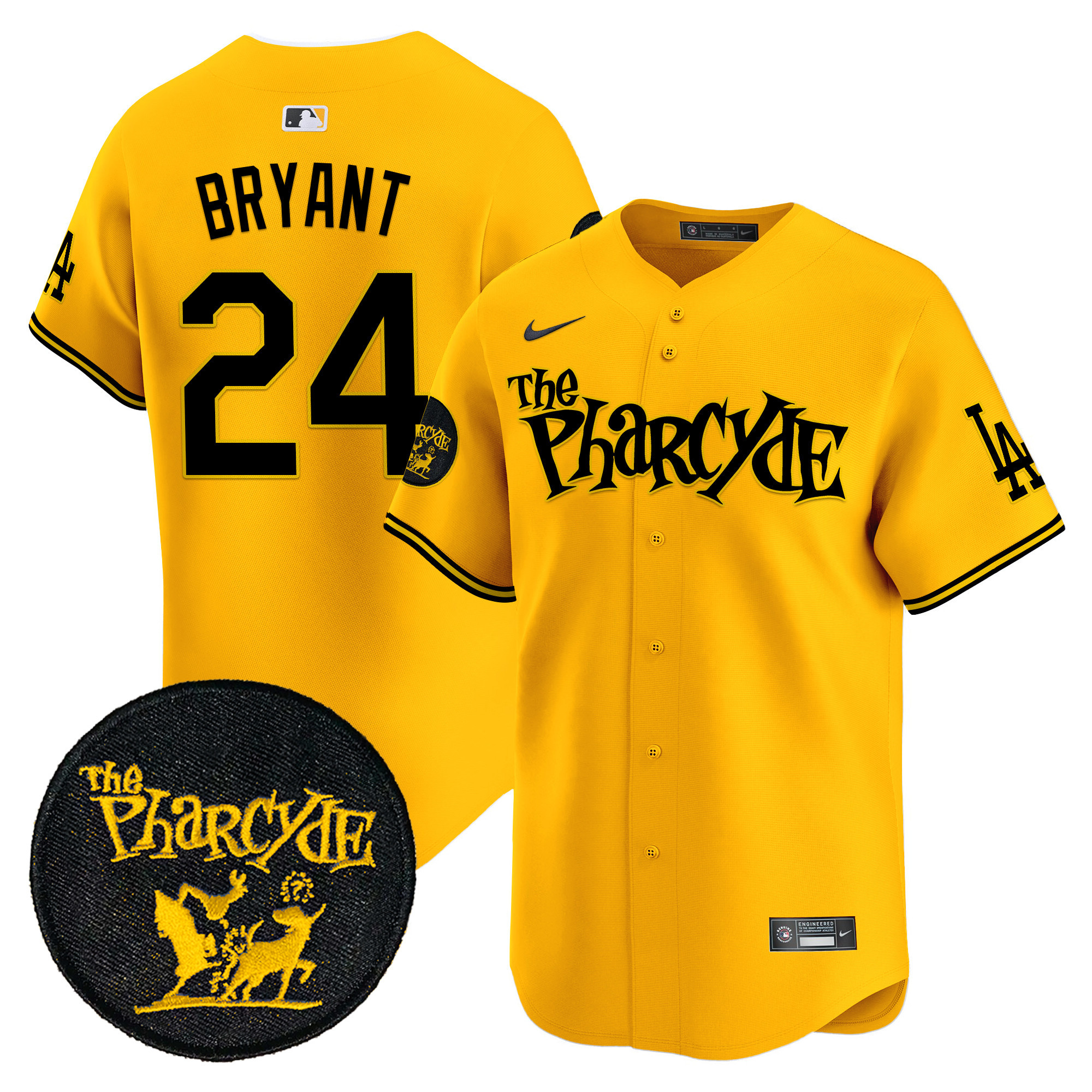Men's Dodgers The Pharcyde Vapor Premier Limited Jersey - All Stitched