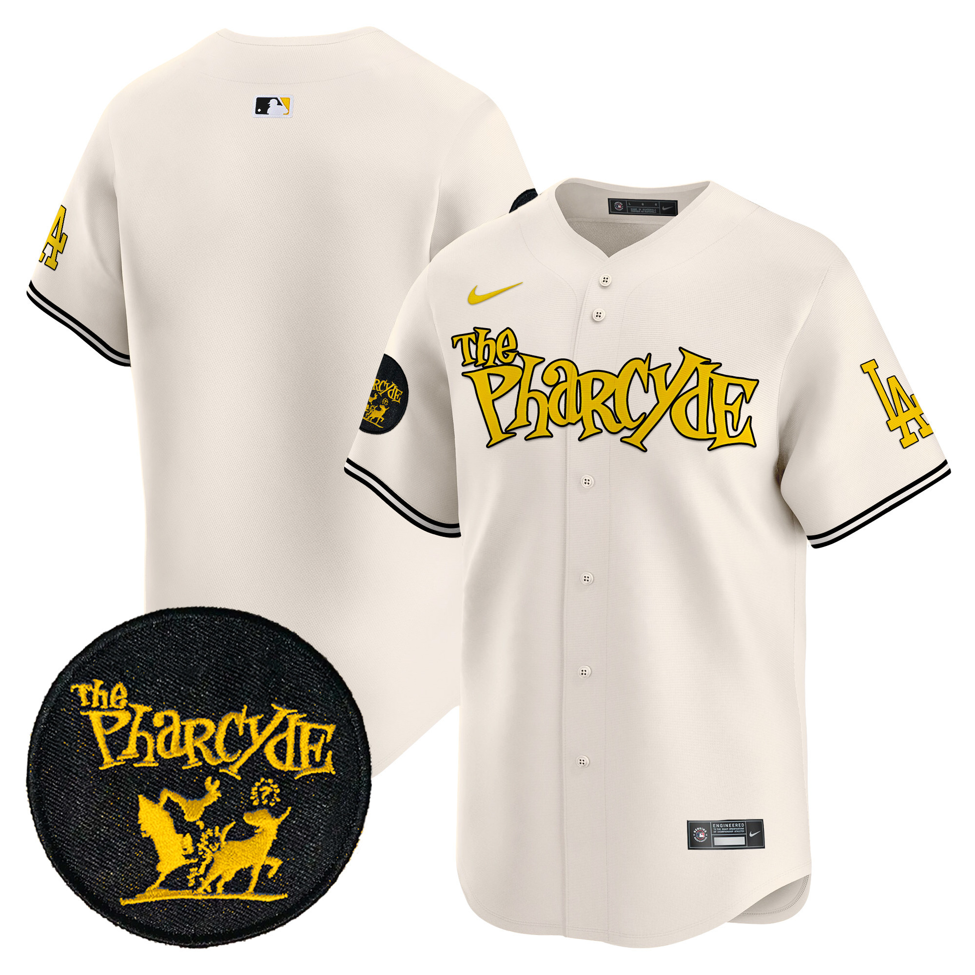 Men's Dodgers The Pharcyde Vapor Premier Limited Jersey - All Stitched
