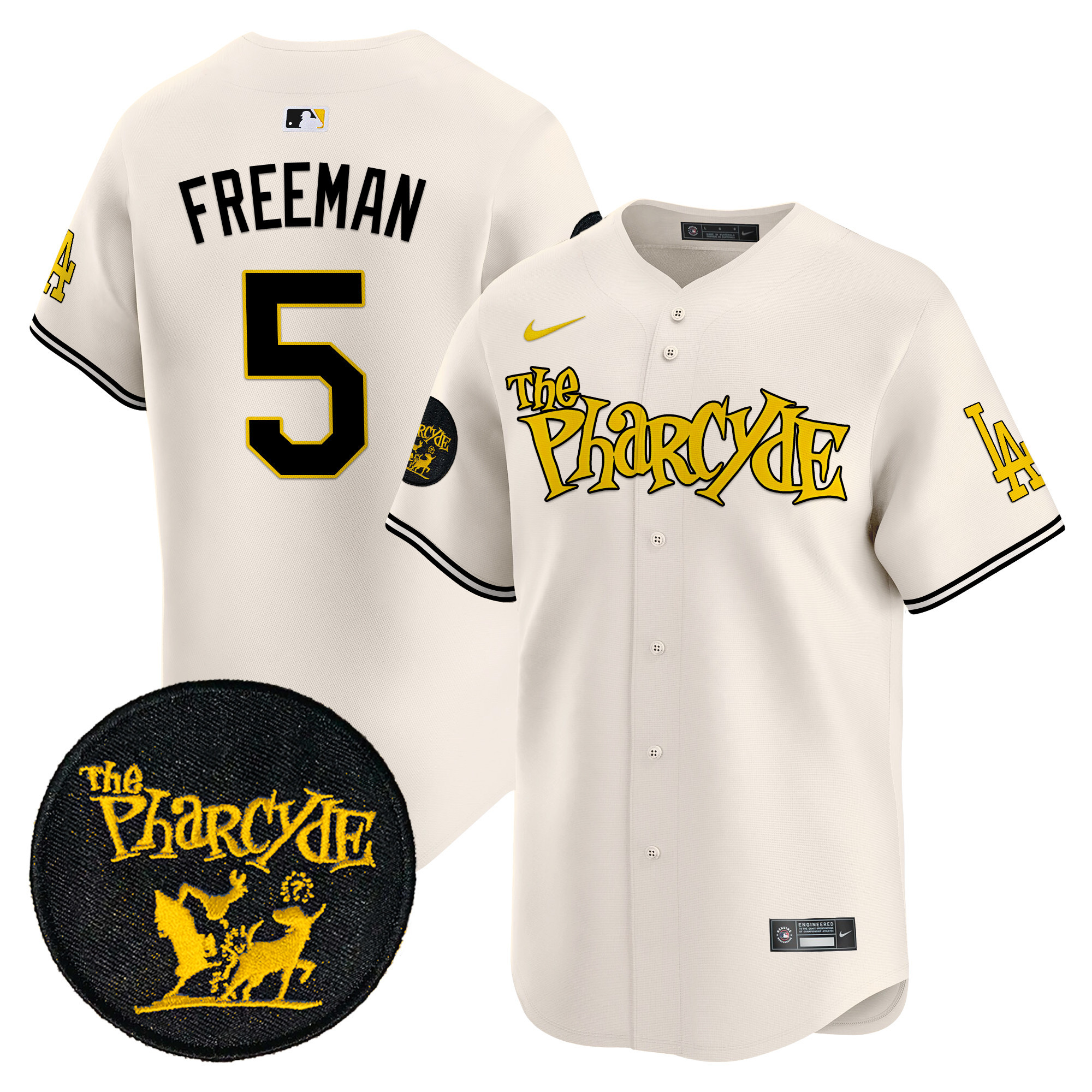 Men's Dodgers The Pharcyde Vapor Premier Limited Jersey - All Stitched