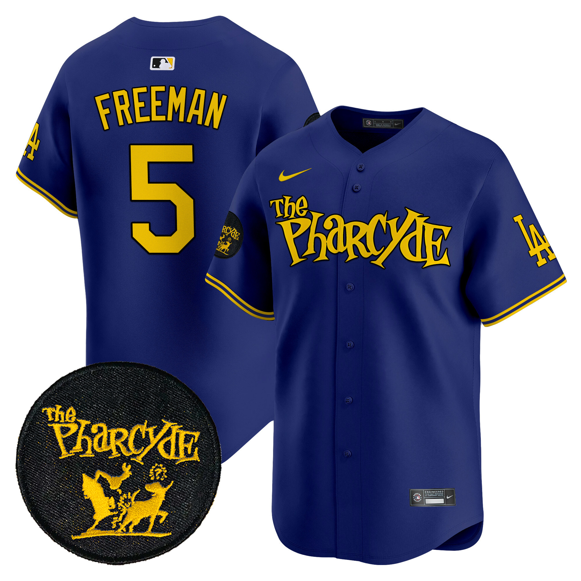 Men's Dodgers The Pharcyde Vapor Premier Limited Jersey - All Stitched