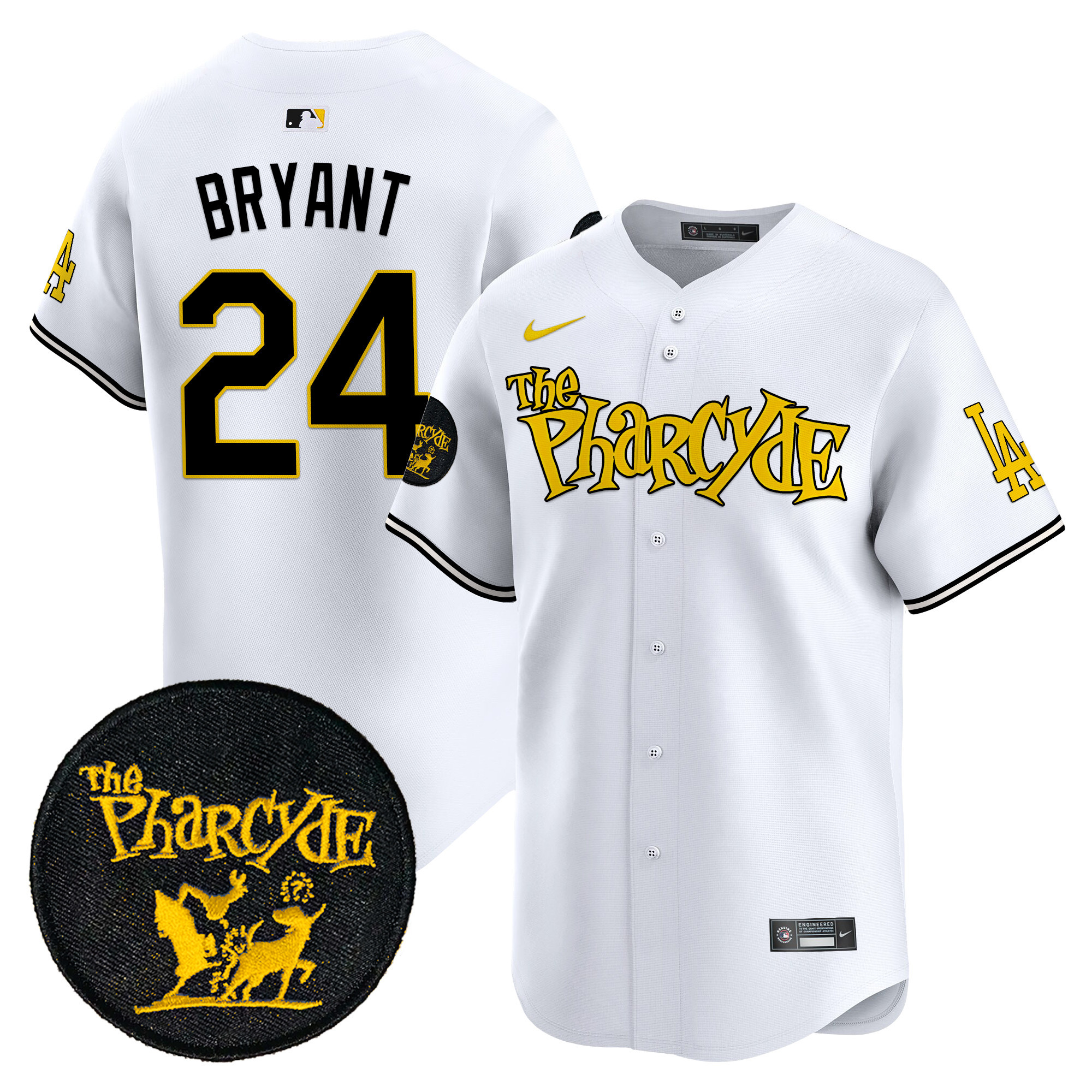 Men's Dodgers The Pharcyde Vapor Premier Limited Jersey - All Stitched
